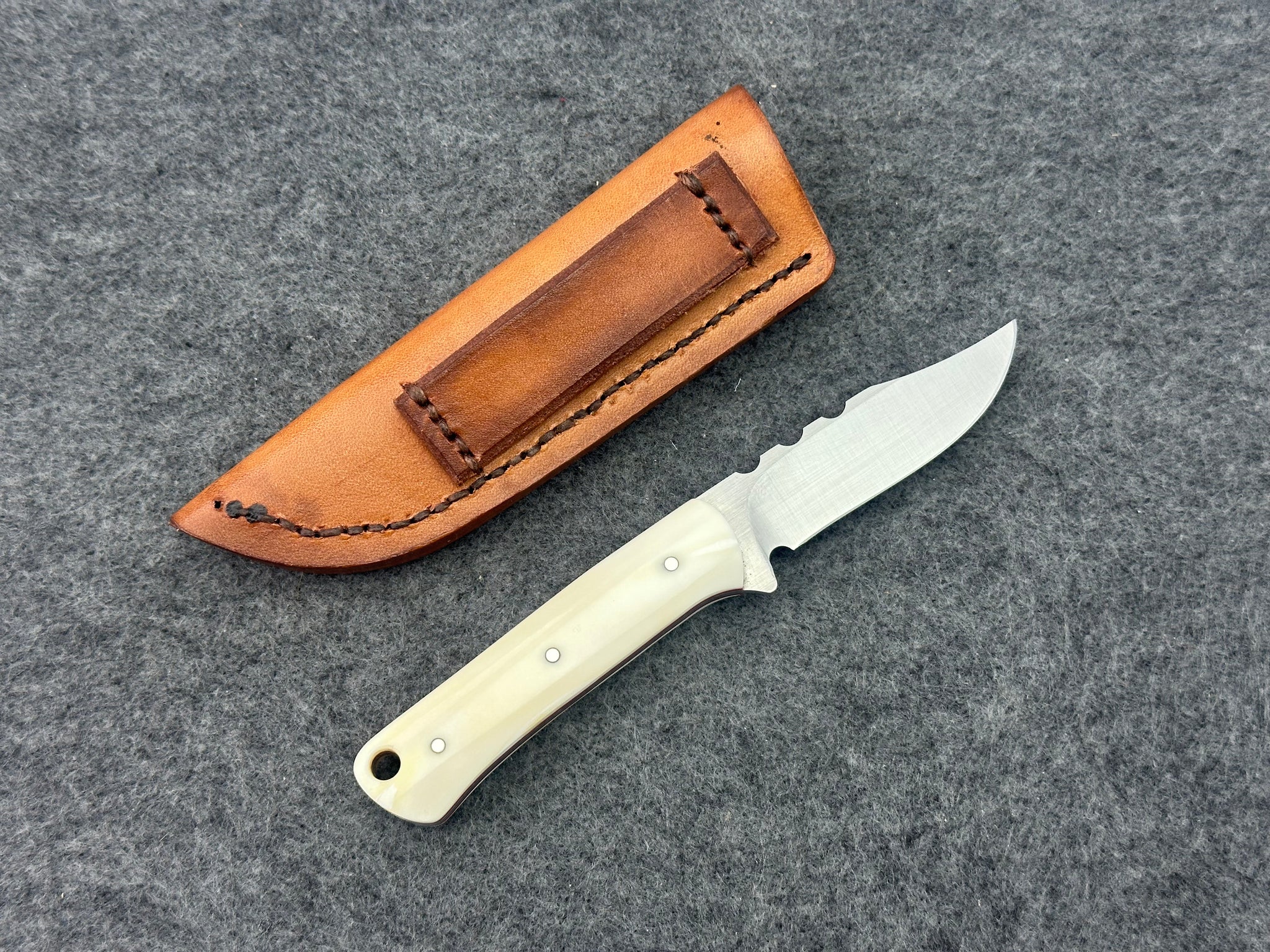 CW Fuller - Clip Point Pocket Pal w/ Warthog Ivory - 1