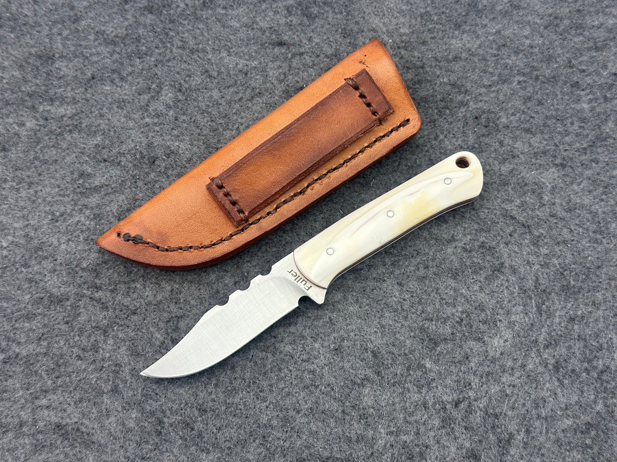 CW Fuller - Clip Point Pocket Pal w/ Warthog Ivory - 1