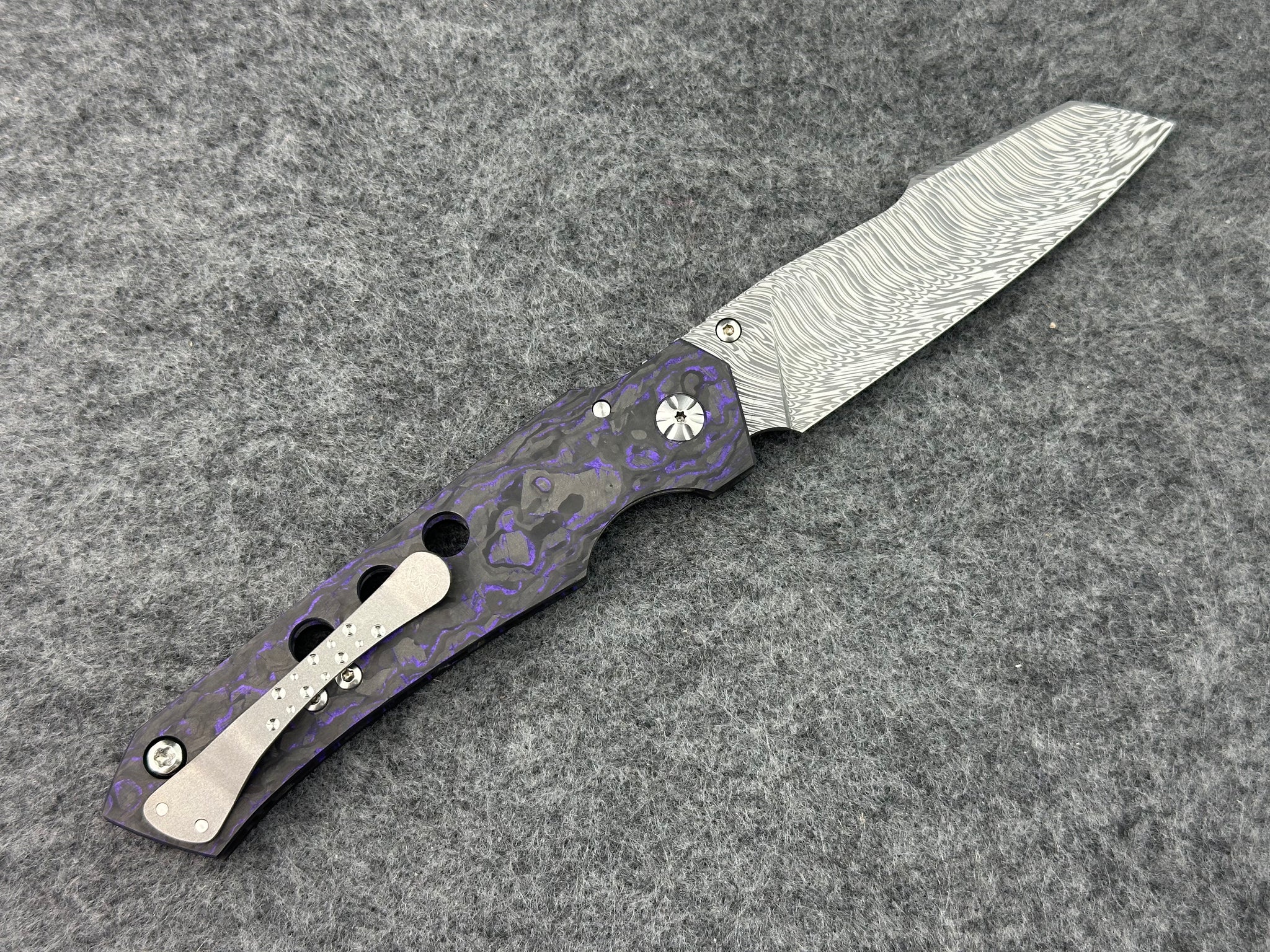Jason Guthrie Scout X Wharnie w/ Fafnir Damasteel & Carbo Ti Carbon Fiber