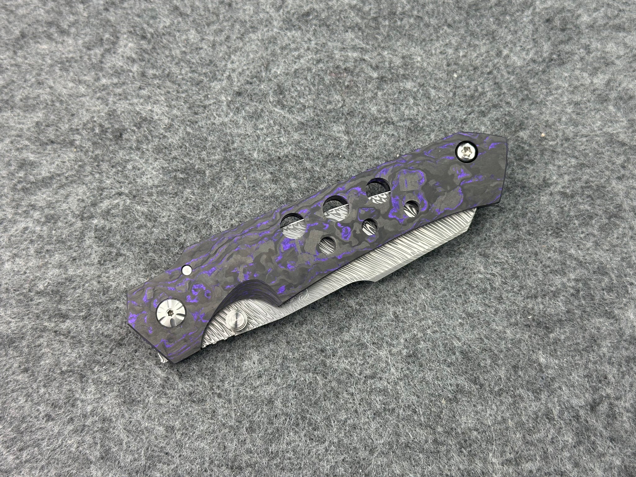 Jason Guthrie Scout X Wharnie w/ Fafnir Damasteel & Carbo Ti Carbon Fiber