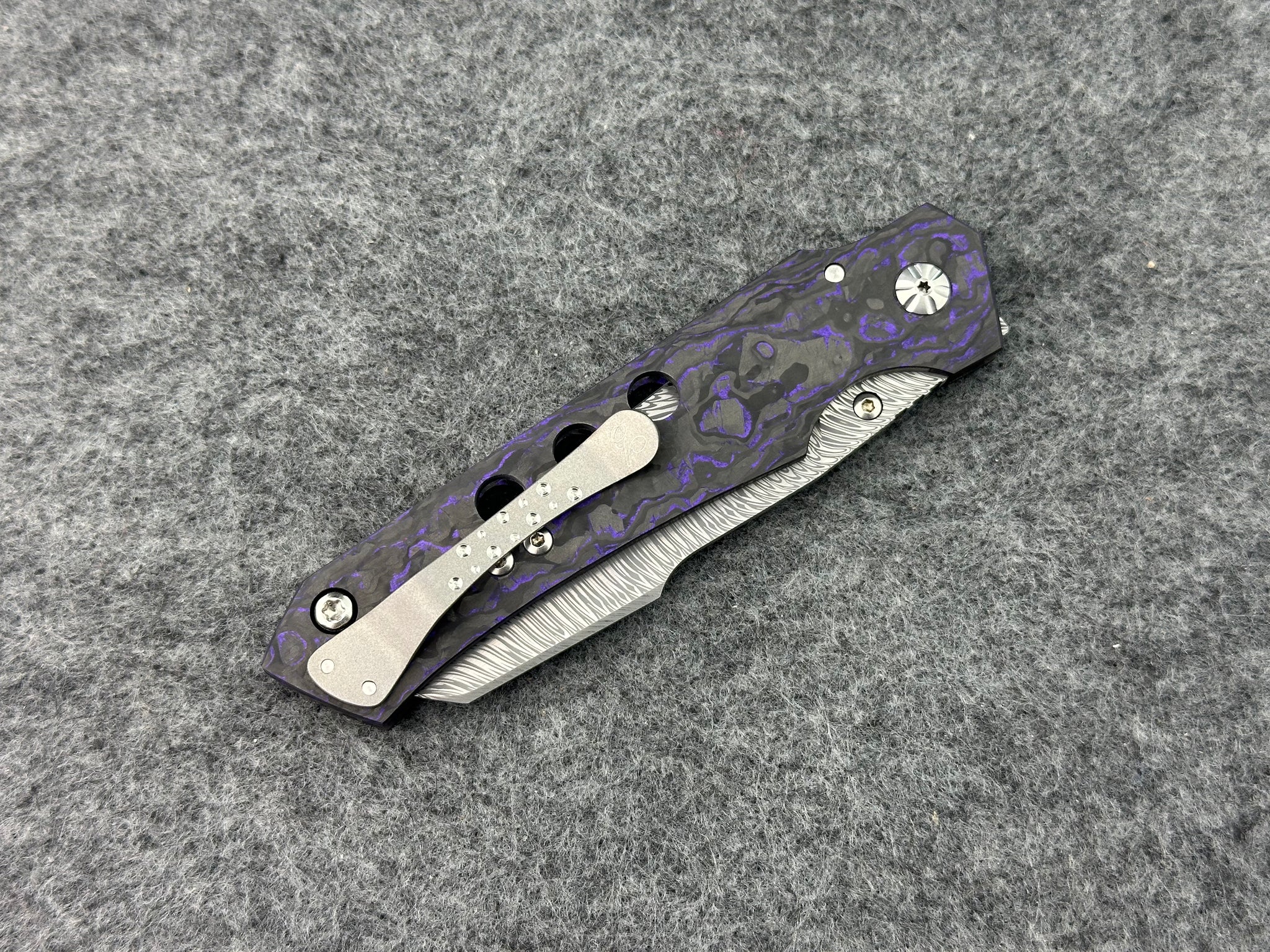 Jason Guthrie Scout X Wharnie w/ Fafnir Damasteel & Carbo Ti Carbon Fiber