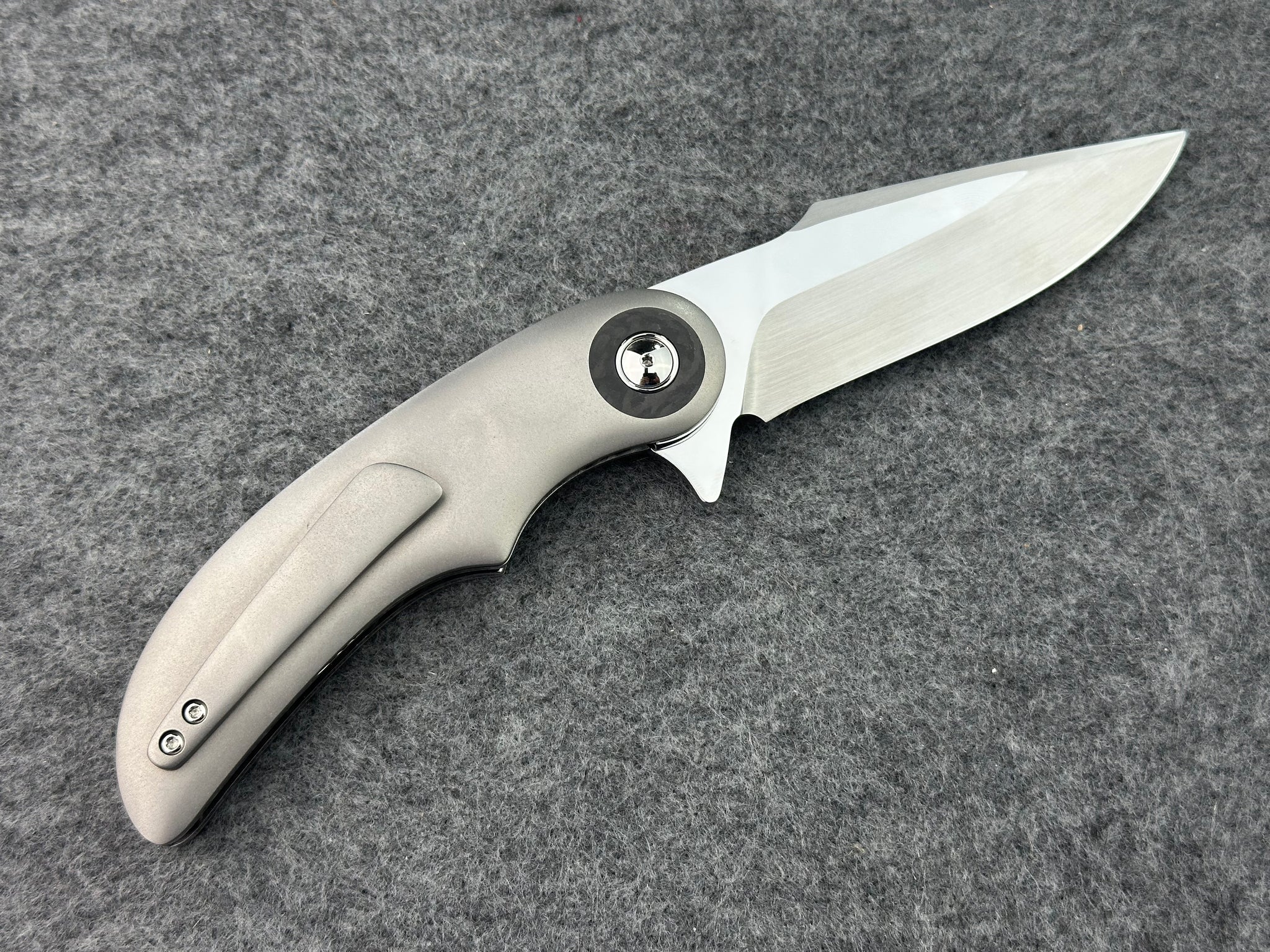 Andro Joubert AJF1 Titanium Vapor Blasted Linerlock