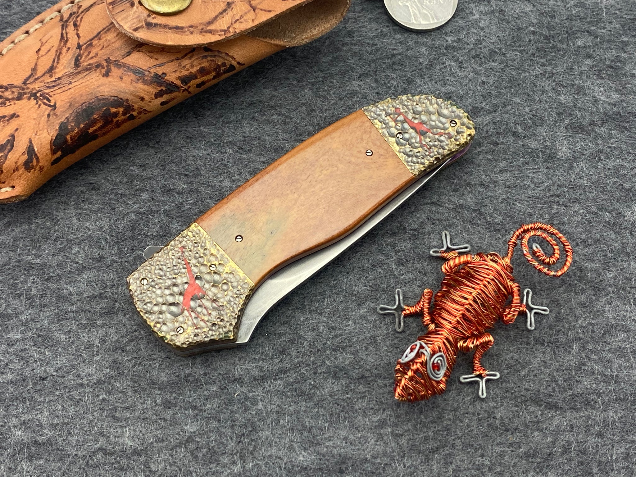 Theuns Prinsloo "Hidden Giraffe” Bone Flipper