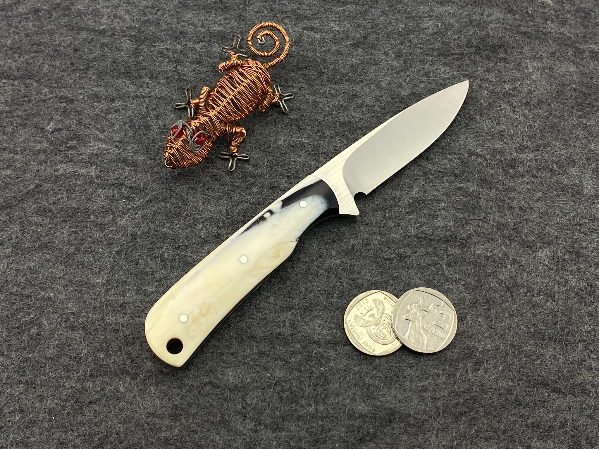CW Fuller - Pocket Pal Drop Point w/ Warthog Ivory