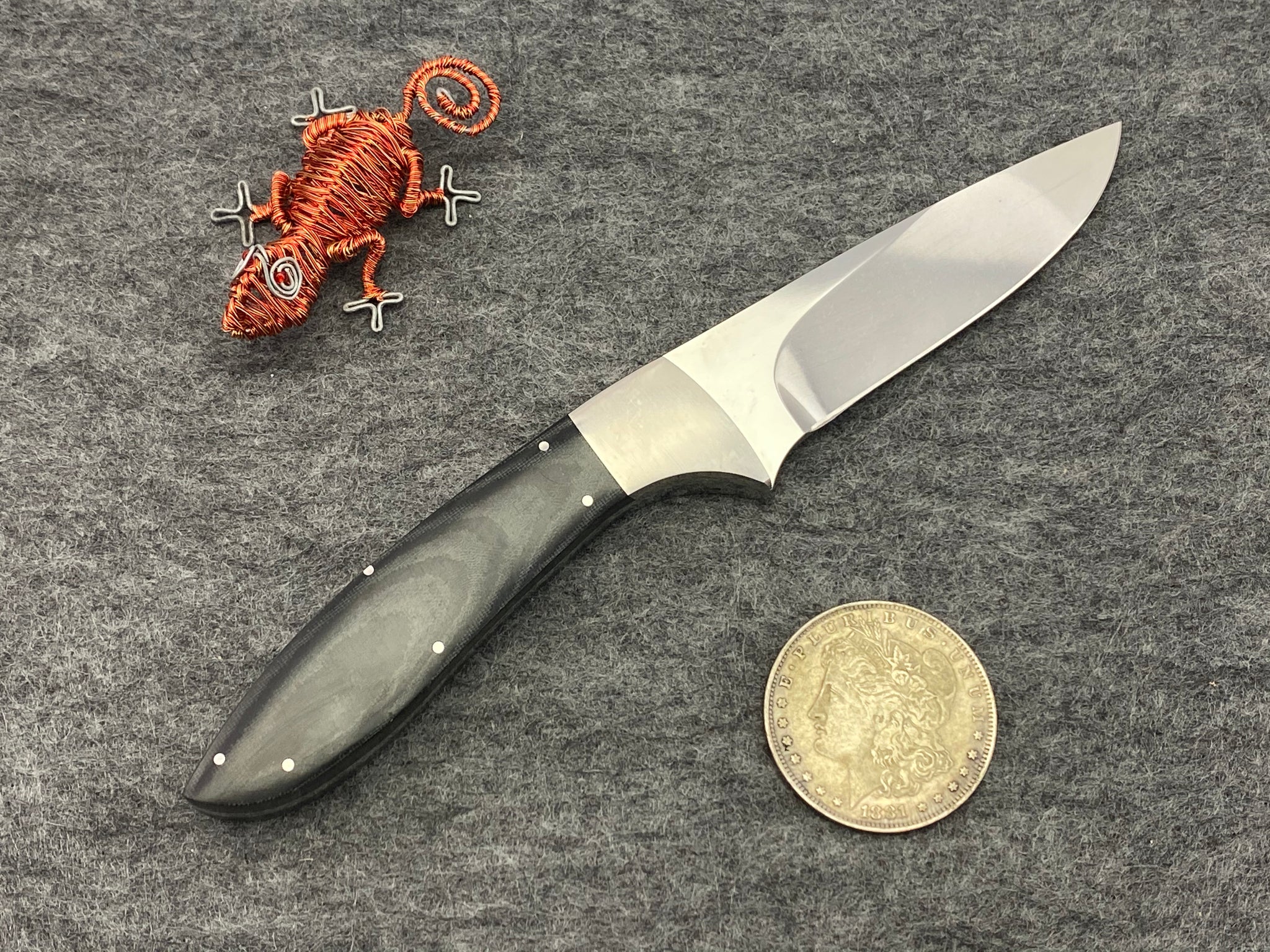 George Muller Drop Point Fixed Blade - Micarta