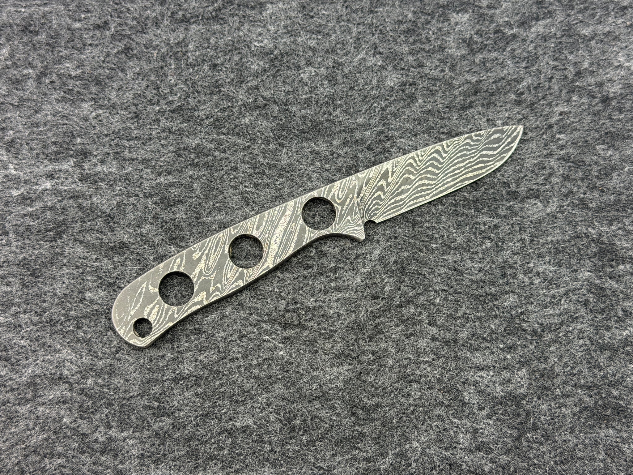 CW Fuller - Naked Damascus Pocket Pal Drop Point - 2