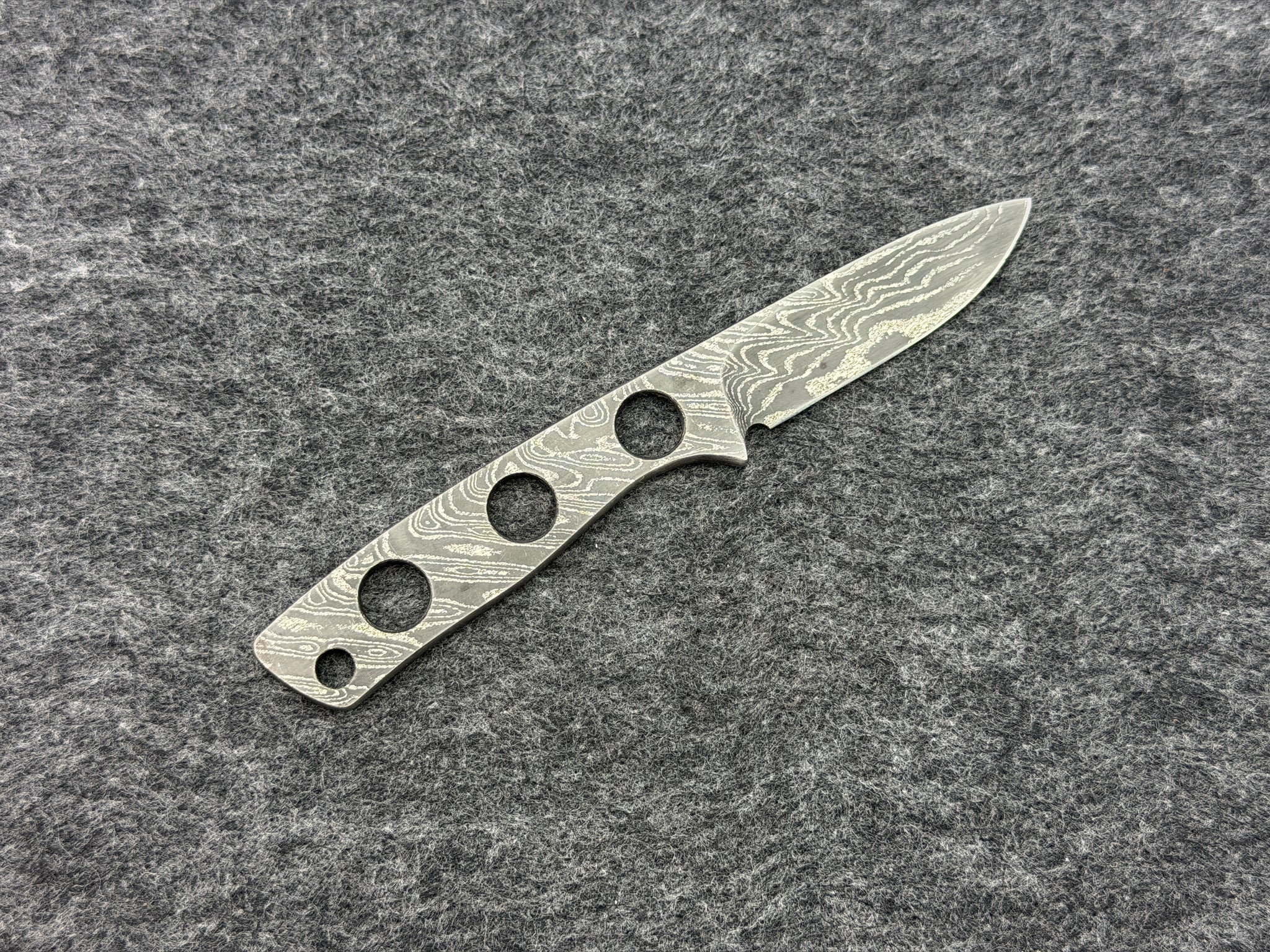 CW Fuller - Naked Damascus Pocket Pal Drop Point
