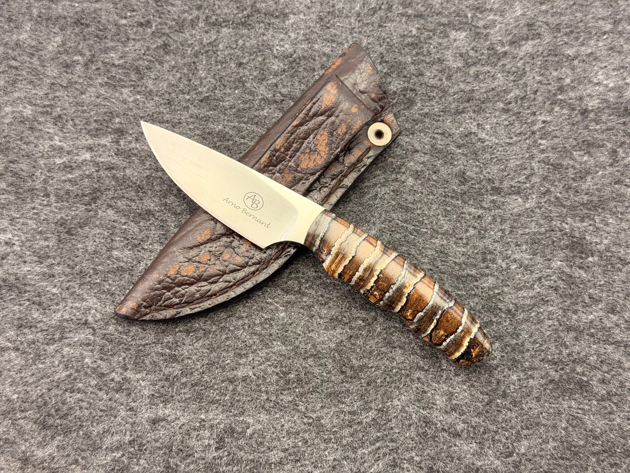Arno Bernard - Squirrel Model w/ Mammoth Molar Handle - 5413