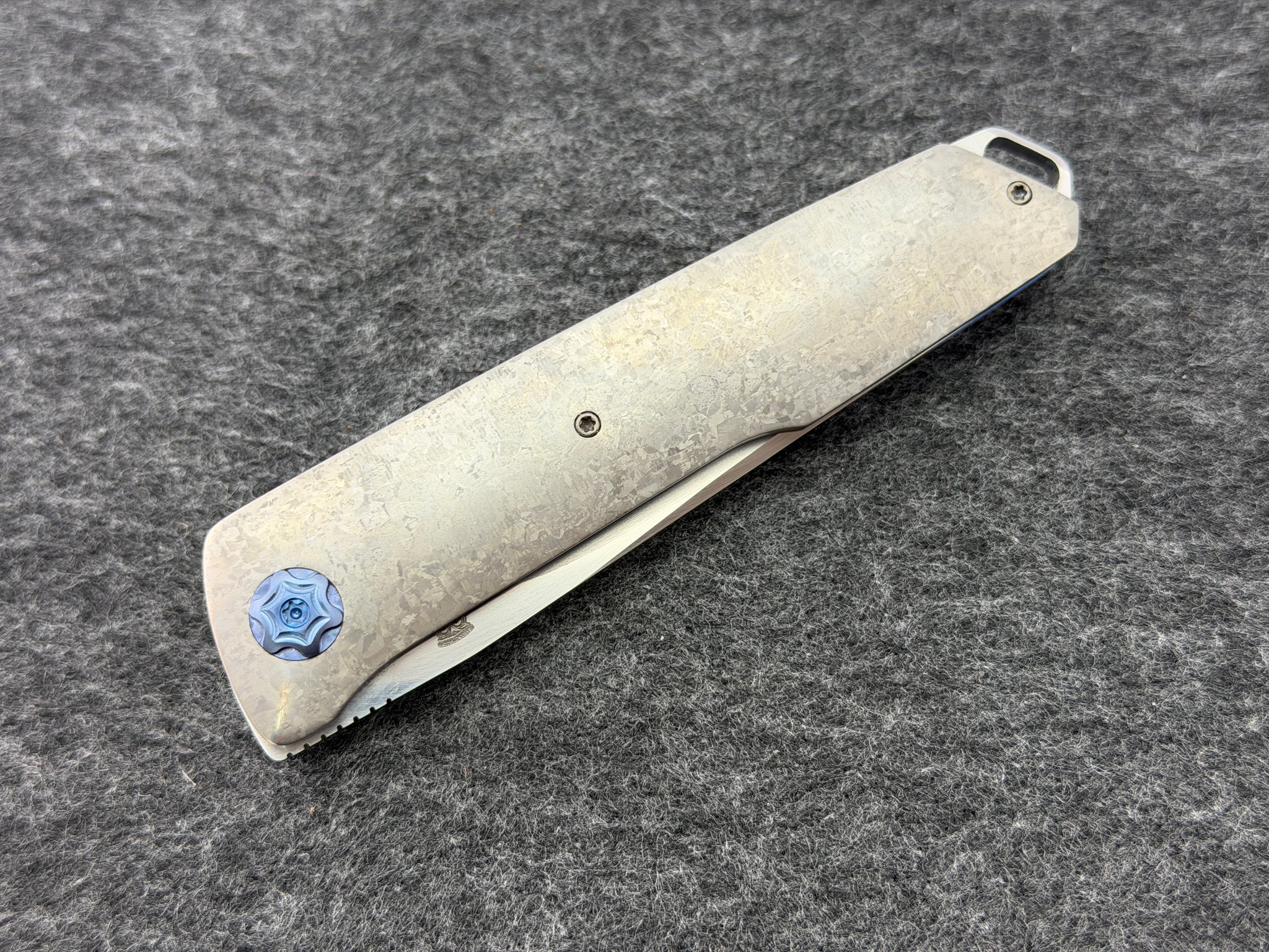 Francois Massyn - Front Flipper Crystalized Ti Handle
