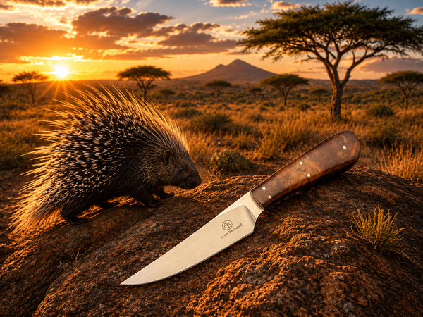 Arno Bernard - Porcupine Model w/ Desert Ironwood Handle - 5503-2
