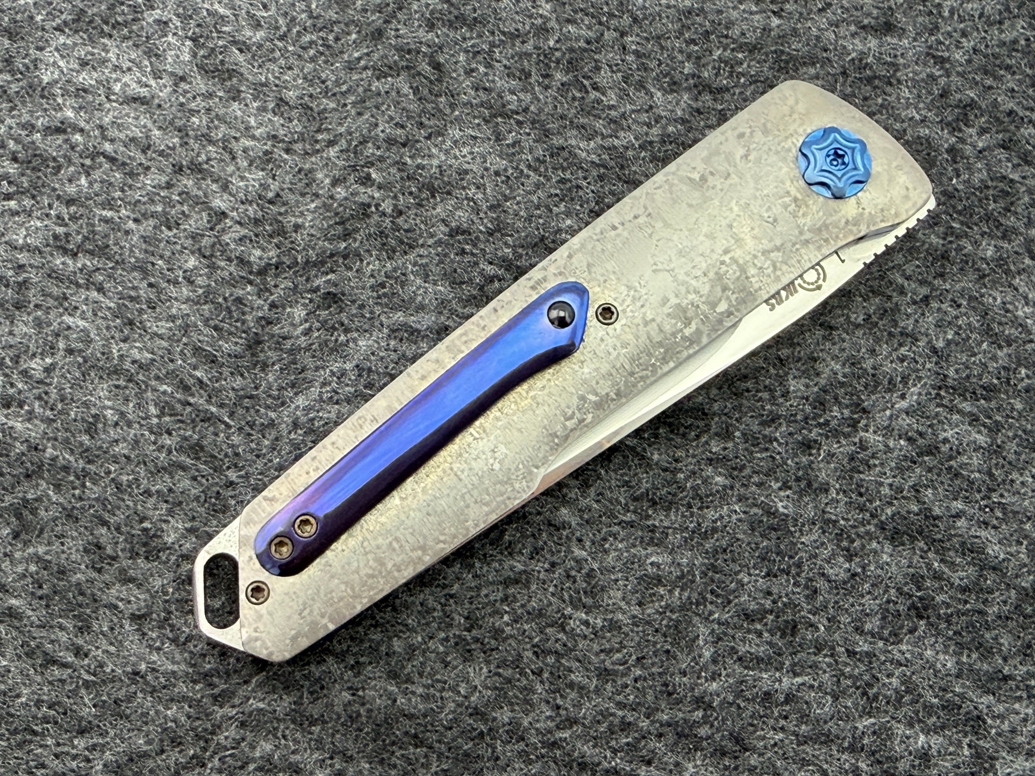 Francois Massyn - Front Flipper Crystalized Ti Handle