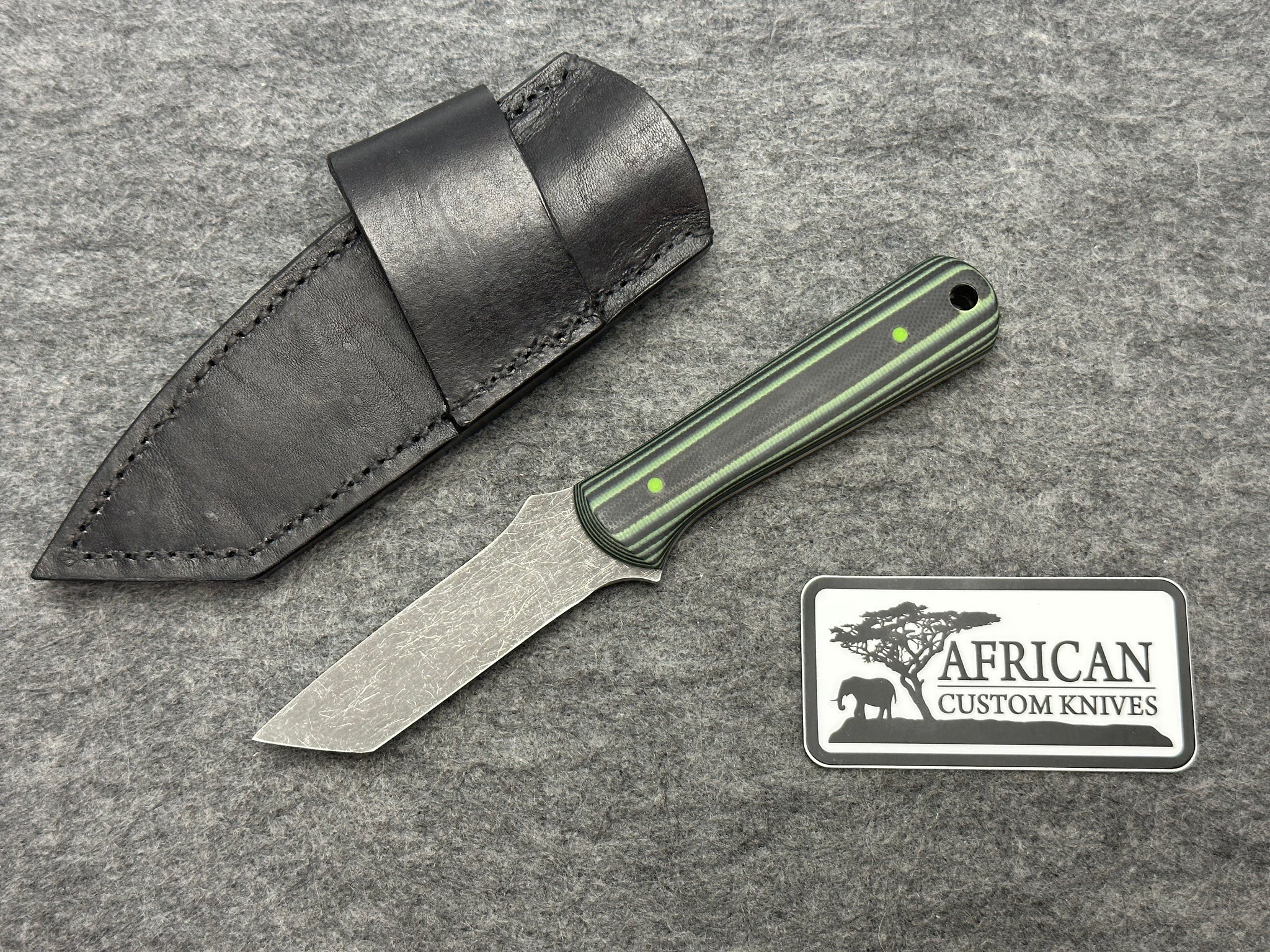CW Fuller - Tanto Chisel Grind w/ G10 (Small)