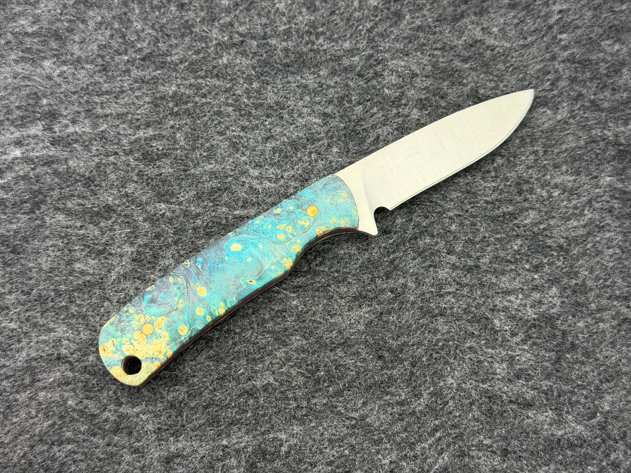CW Fuller - Pocket Pal Drop Point w/ Maple Burl