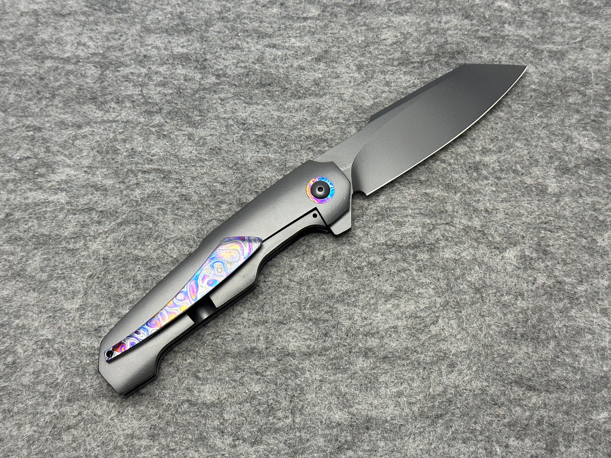 Anton van der Westhuizen 7.5” Boudicca Flipper w/ Timascus Inlay