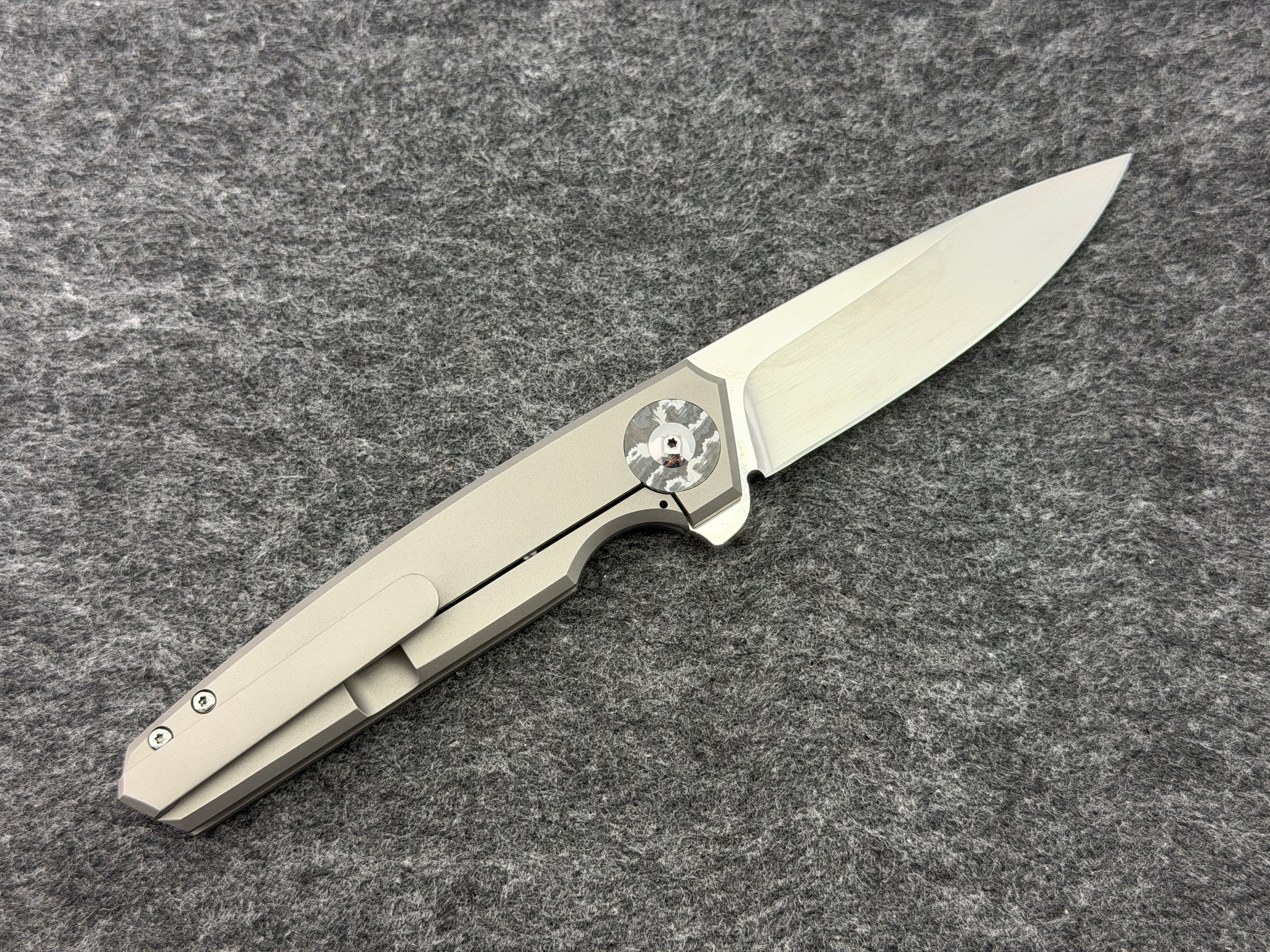Jaco de Kock NS Framelock Titanium Flipper