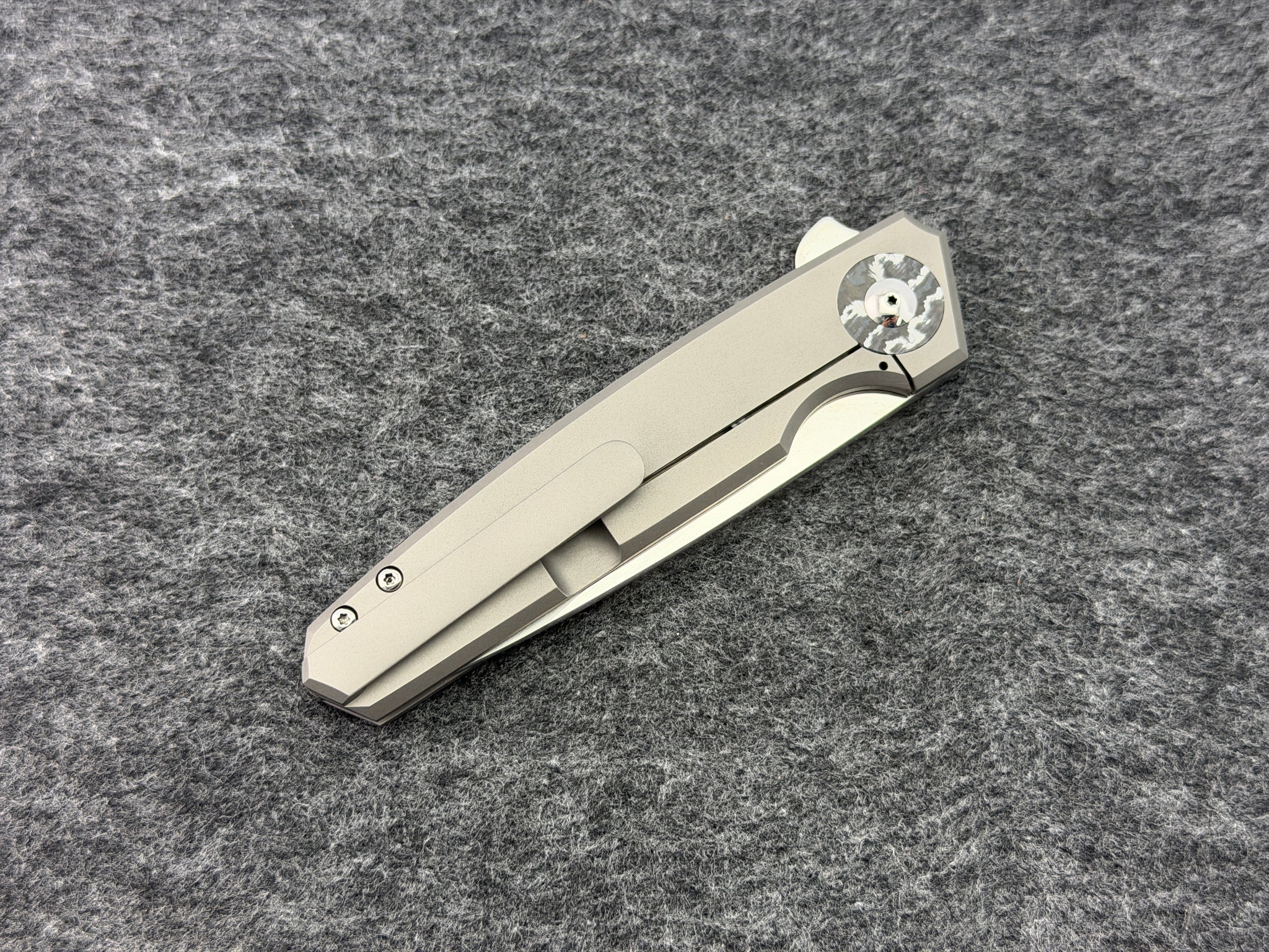 Jaco de Kock NS Framelock Titanium Flipper
