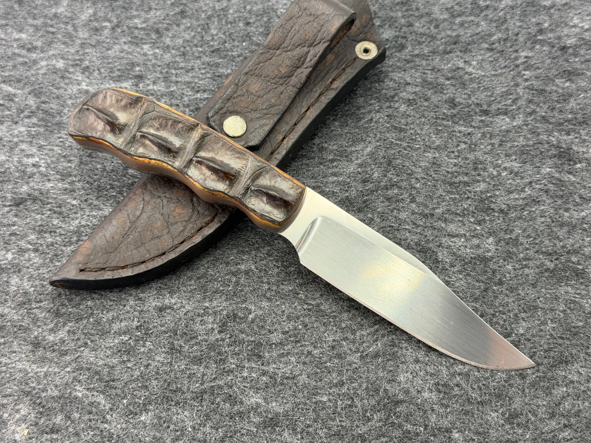 Arno Bernard Vulture Model w/ Crocodile Hide Handle #4312-1