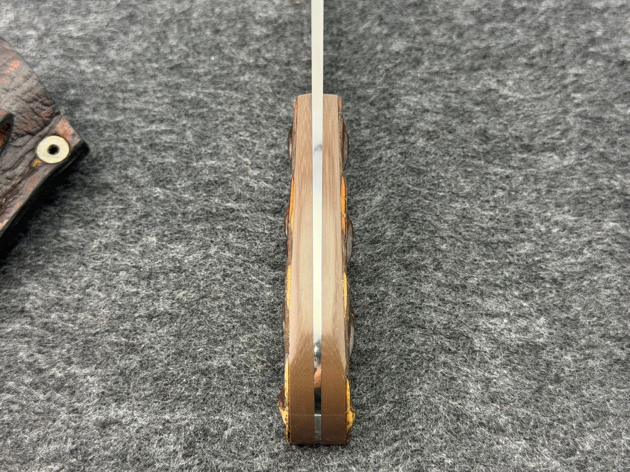 Arno Bernard Wild Dog Model w/ Crocodile Hide Handle #4412-1