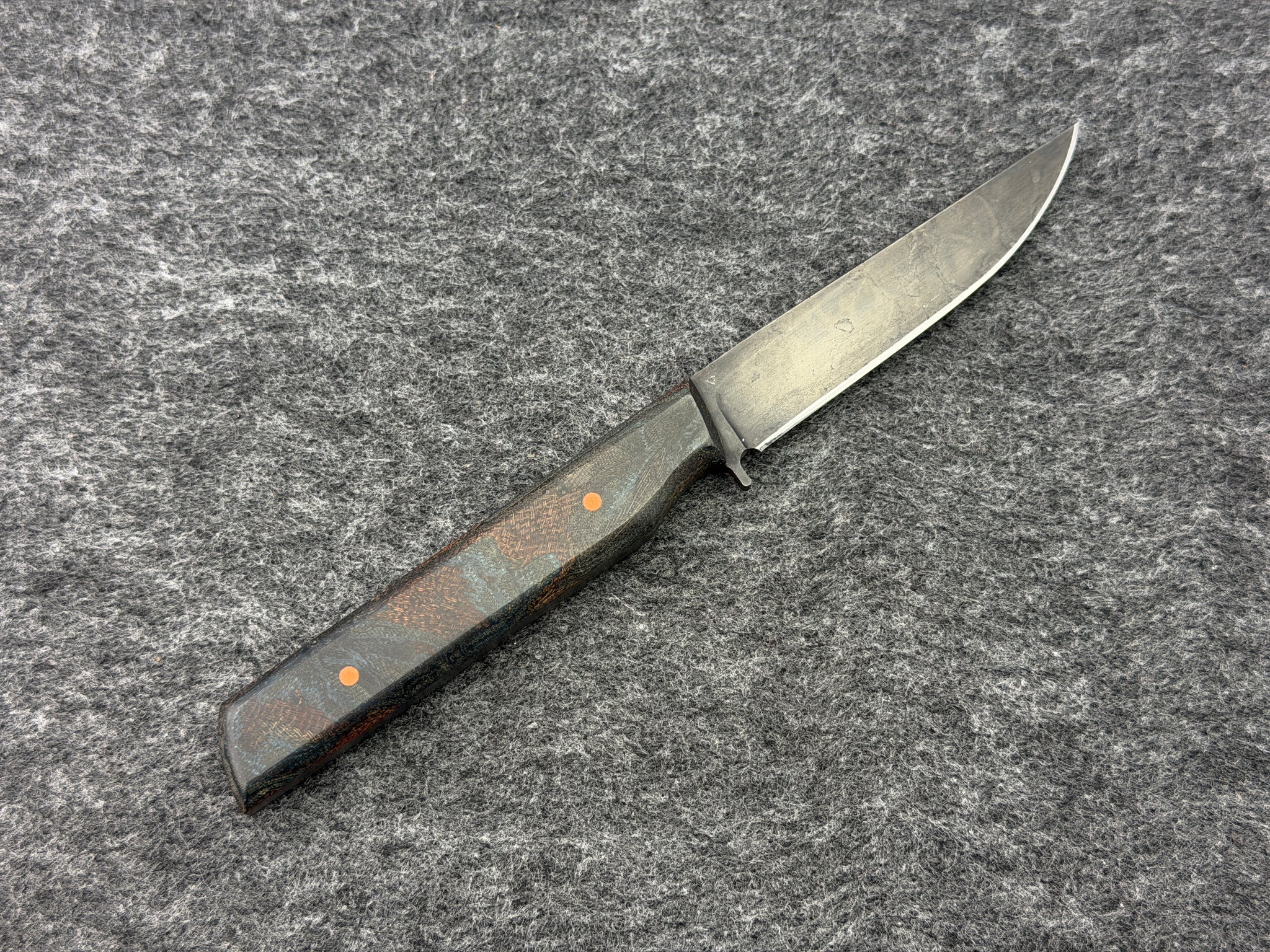 Erik Greiner JS - Fixed Blade w/ Rag micarta