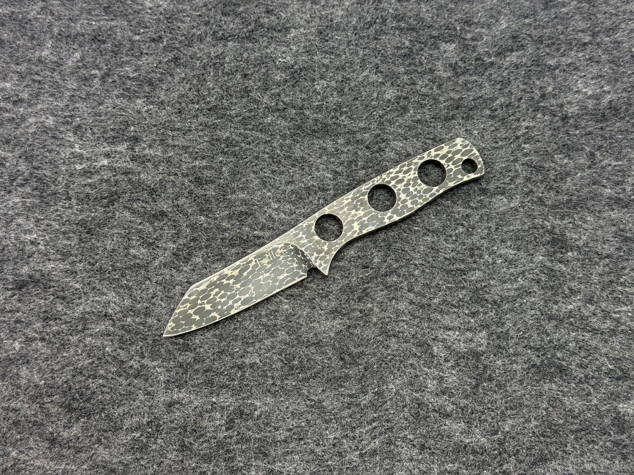 CW Fuller - Naked Damascus Pocket Pal Wharncliffe