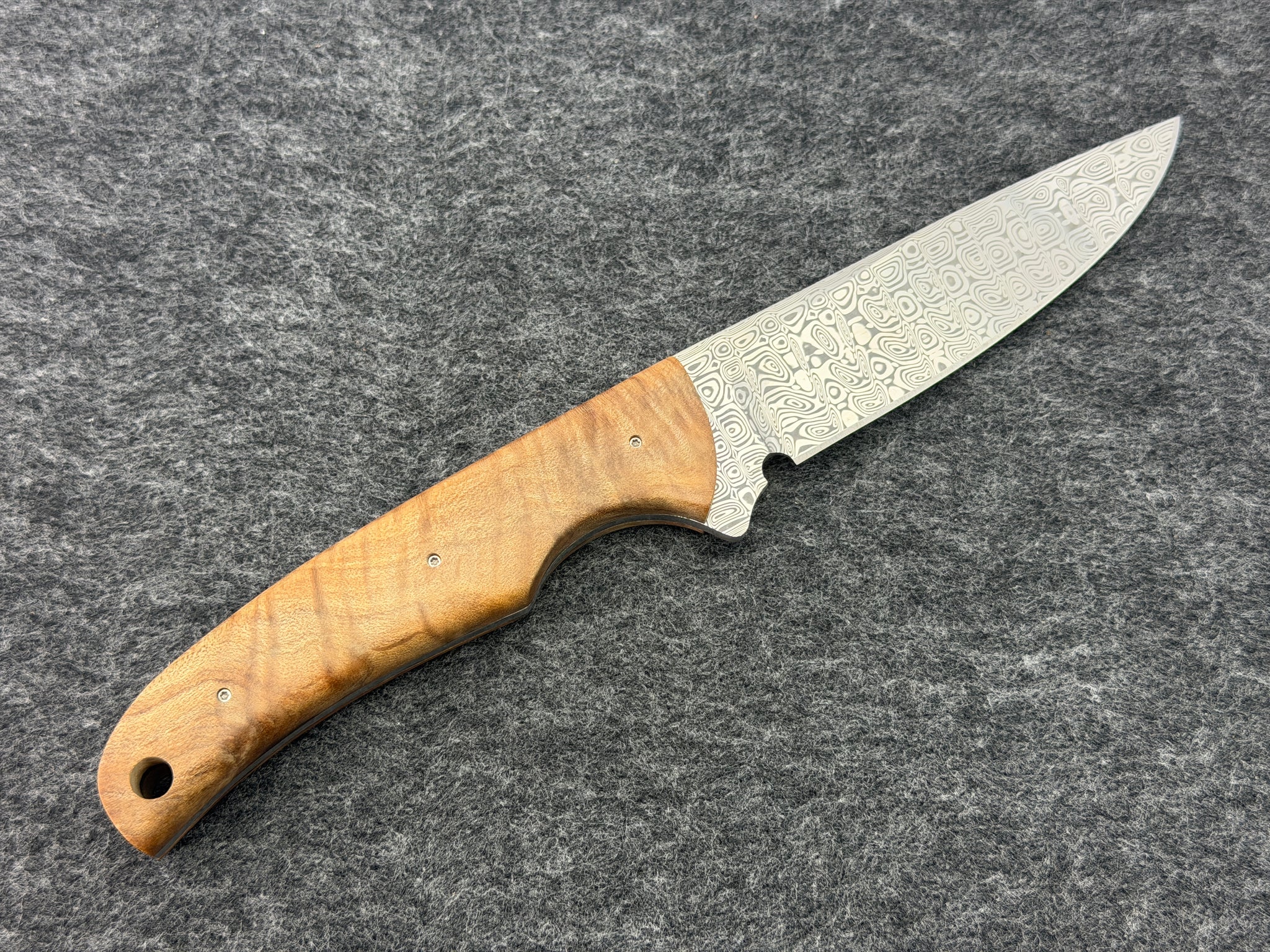 Arno Bernard - Custom Eland Model w/ Wild Olive & Damasteel