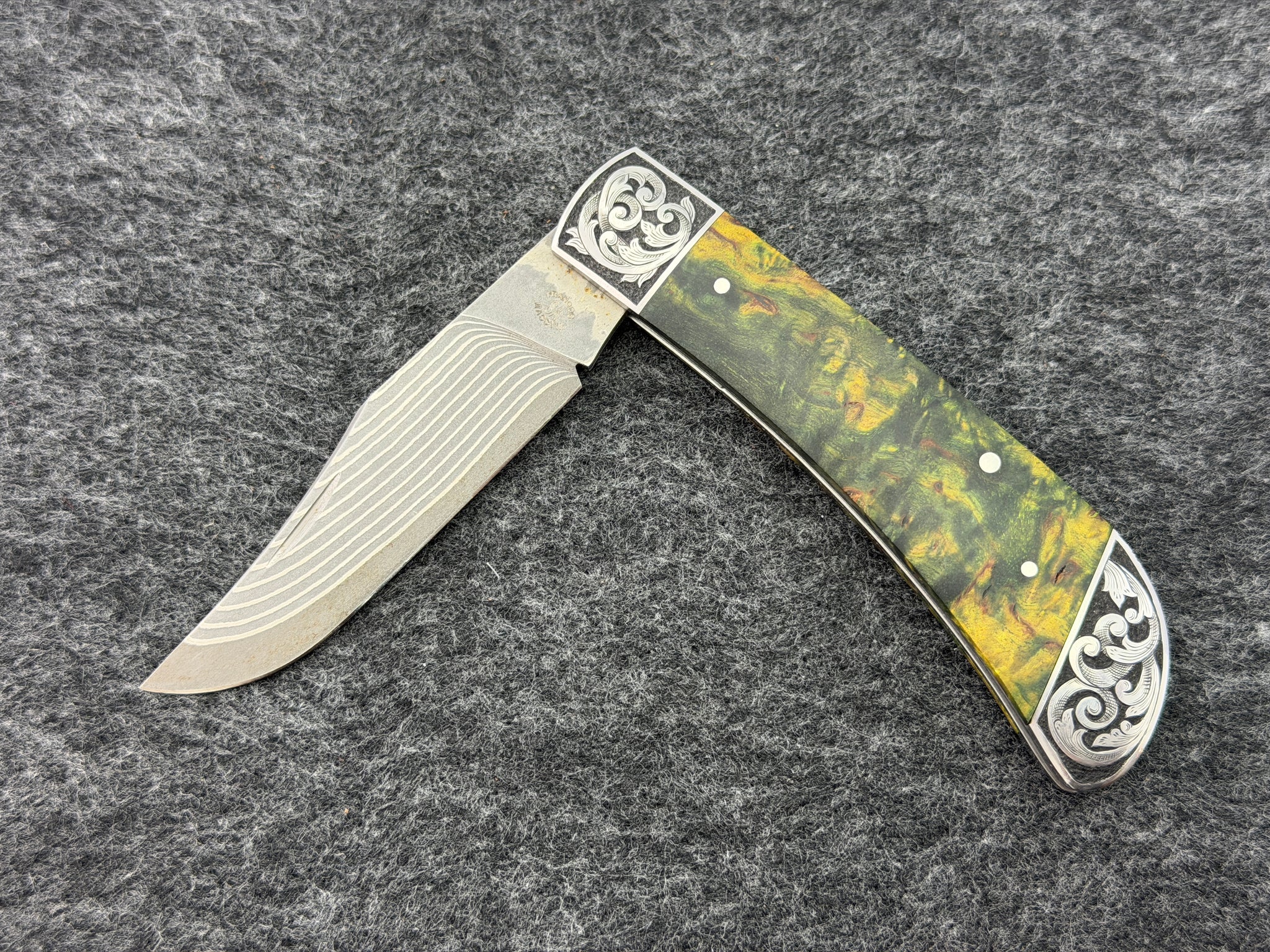 Francois Massyn - Lanny's Fancy w/ Engraving & Takefu Blade