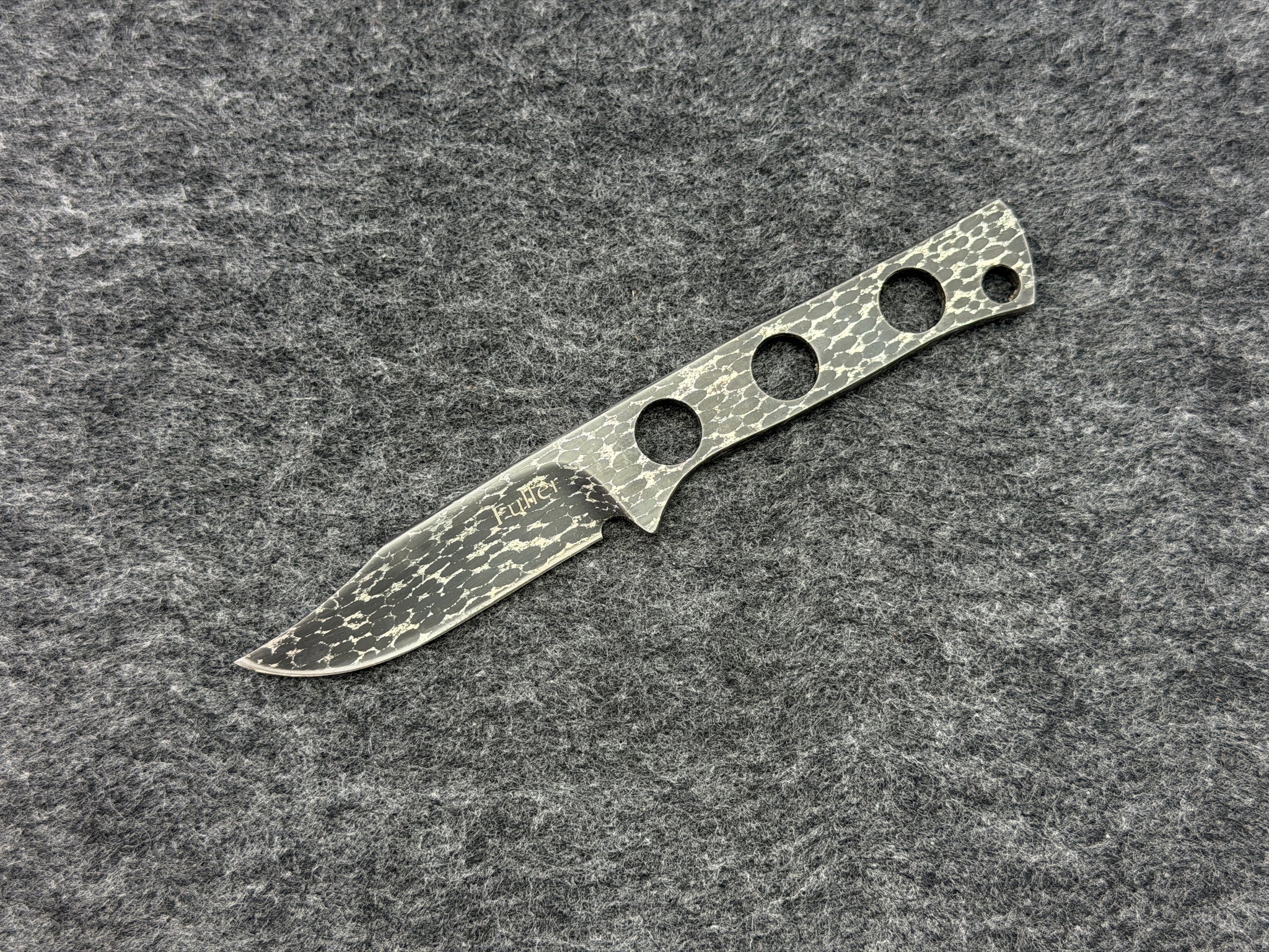CW Fuller - Naked Damascus Pocket Pal Lanny's Clip
