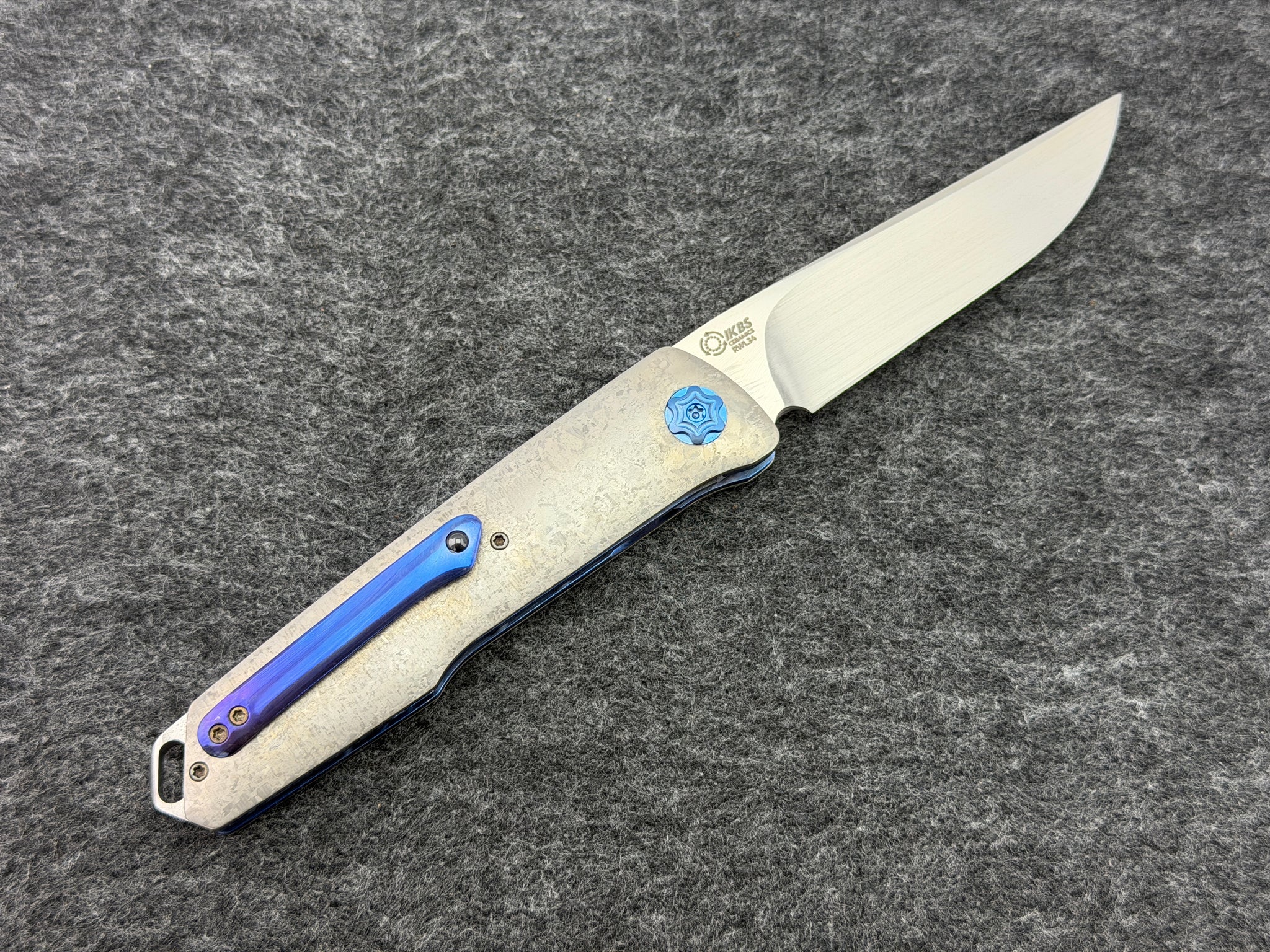 Francois Massyn - Front Flipper Crystalized Ti Handle