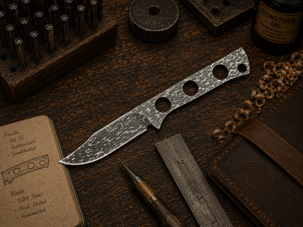 CW Fuller - Naked Damascus Pocket Pal Lanny's Clip