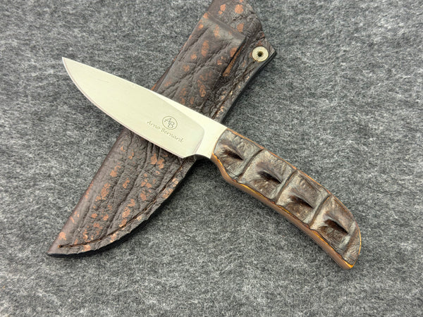 Arno Bernard Wild Dog Model w/ Crocodile Hide Handle #4412-2