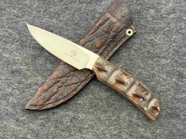 Arno Bernard Wild Dog Model w/ Crocodile Hide Handle #4412-1
