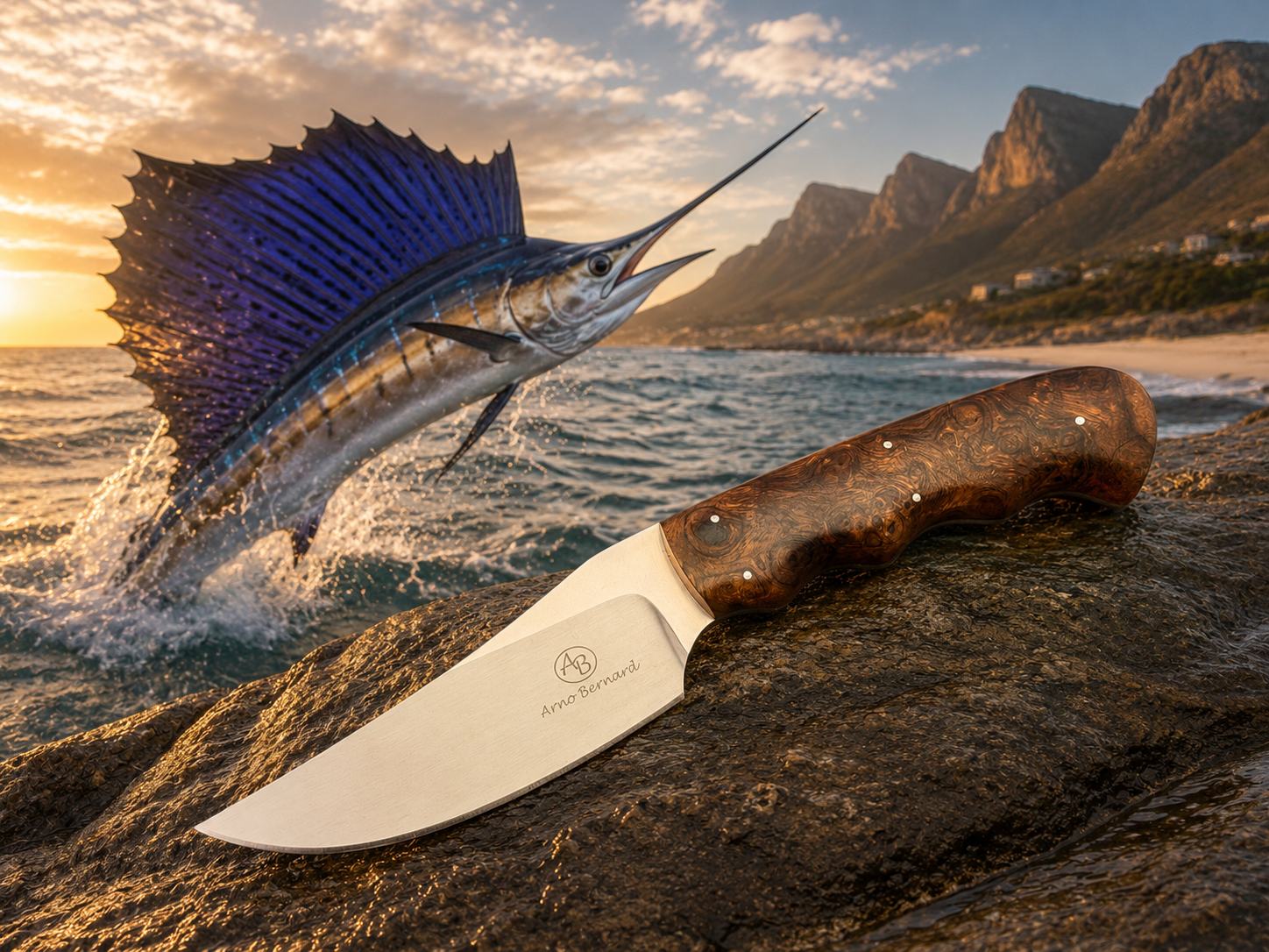 Arno Bernard - Sailfish Model w/ Desert Ironwood - 2503