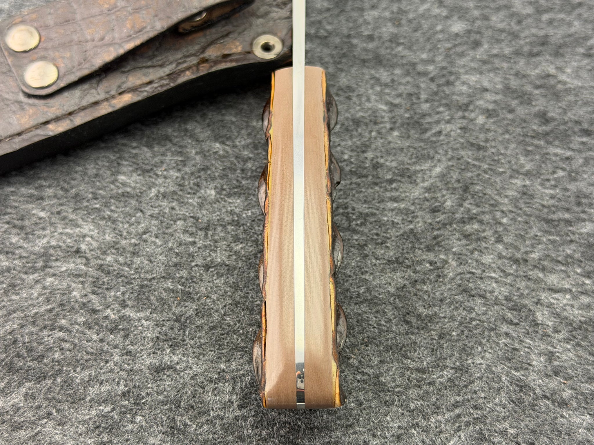 Arno Bernard Springbok Model w/ Crocodile Hide Handle #3512-1