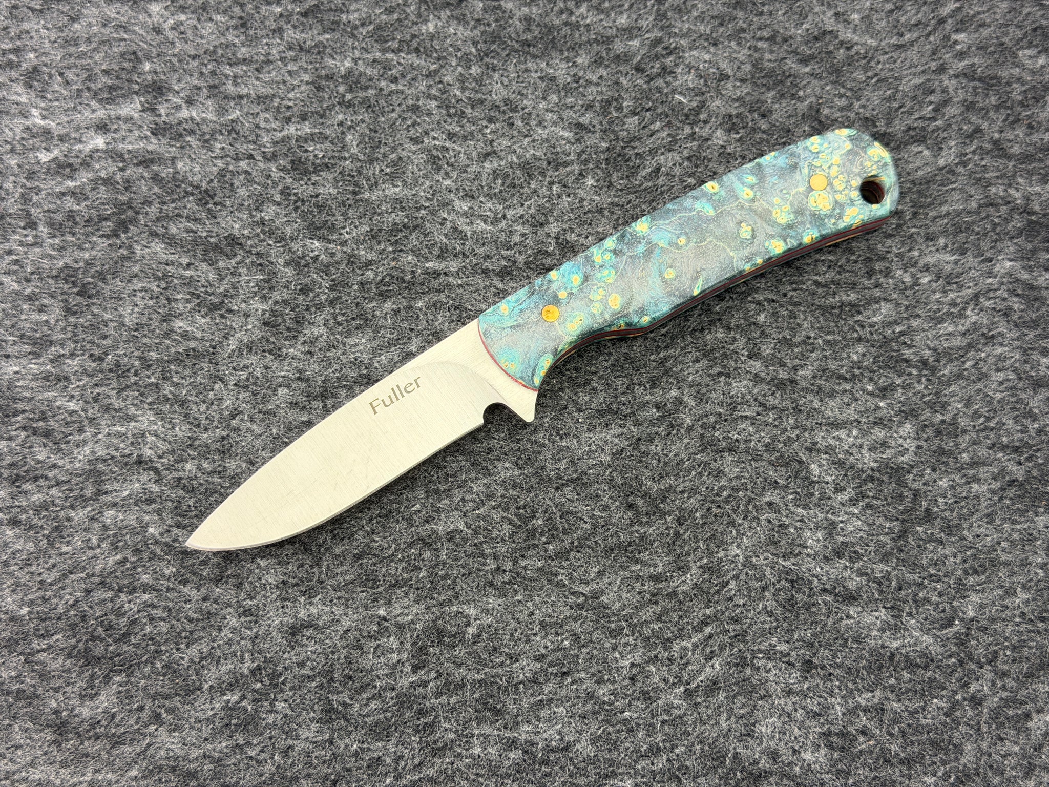 CW Fuller - Pocket Pal Drop Point w/ Maple Burl