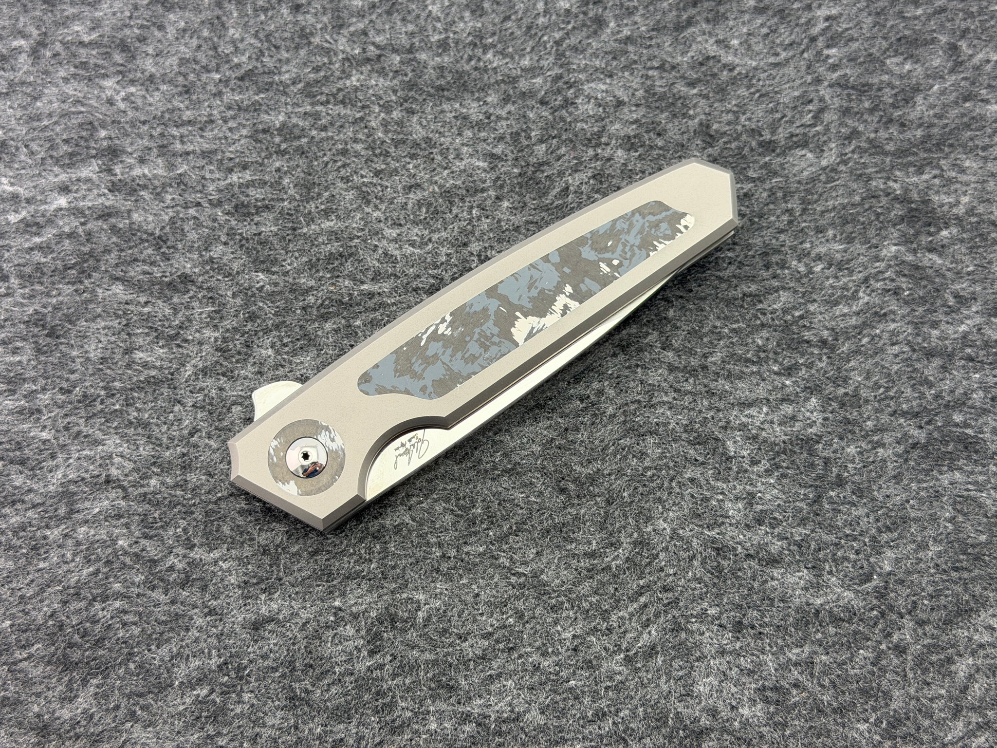 Jaco de Kock NS Framelock Titanium Flipper