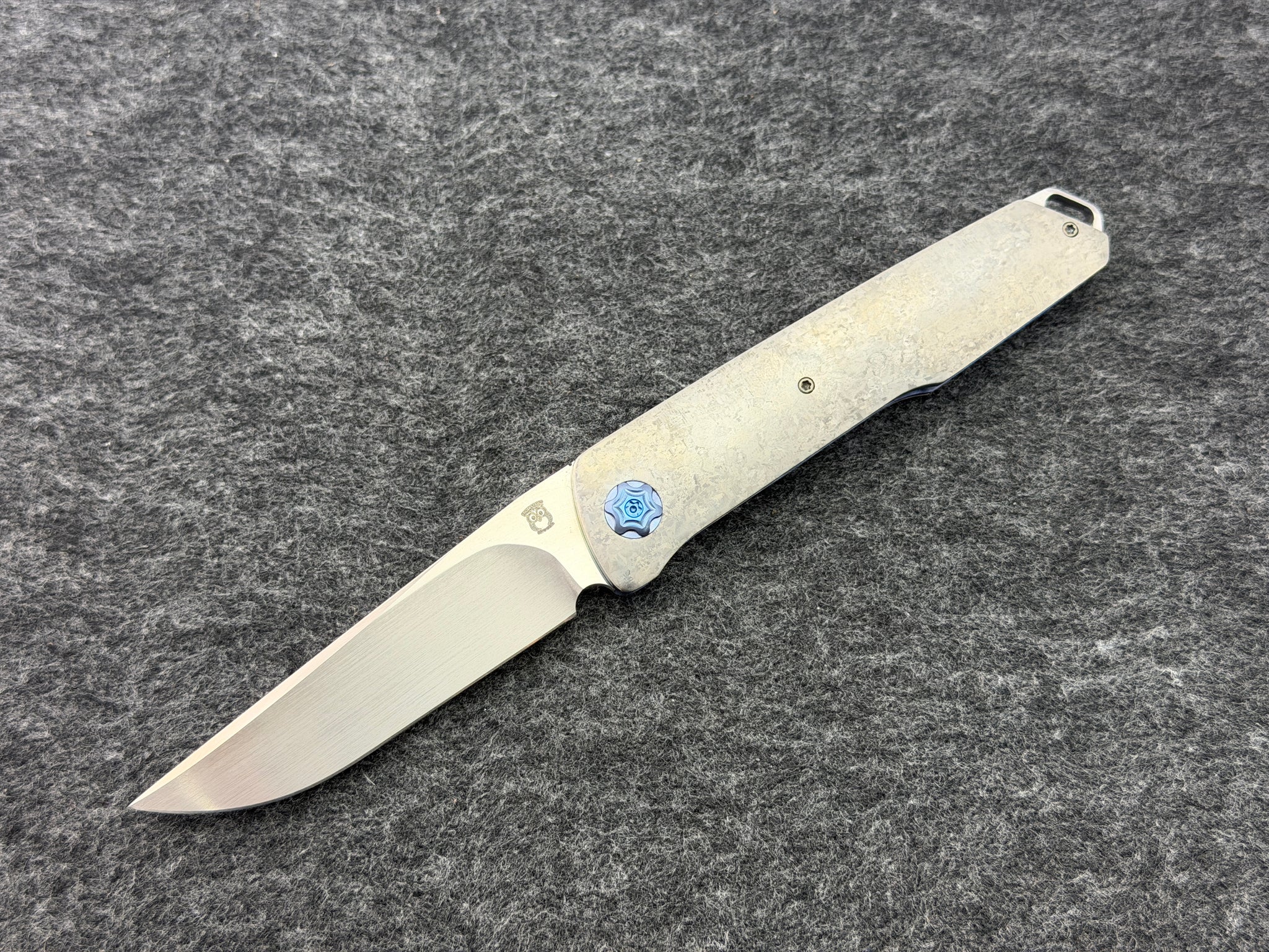 Francois Massyn - Front Flipper Crystalized Ti Handle