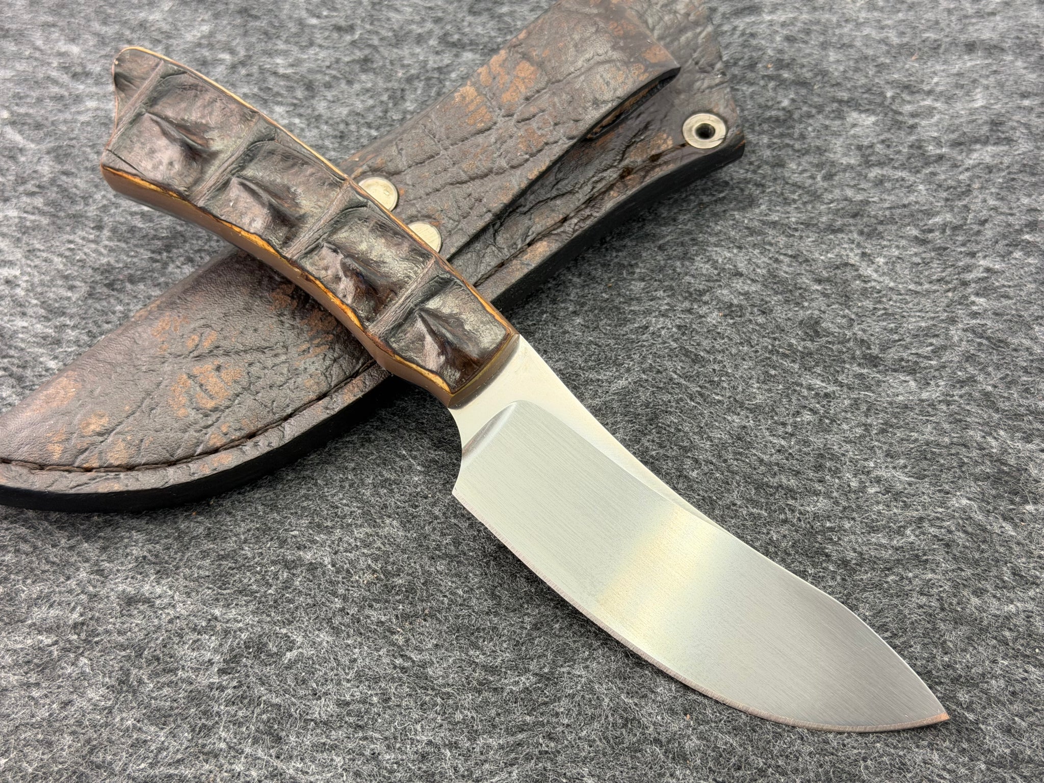 Arno Bernard Springbok Model w/ Crocodile Hide Handle #3512-1
