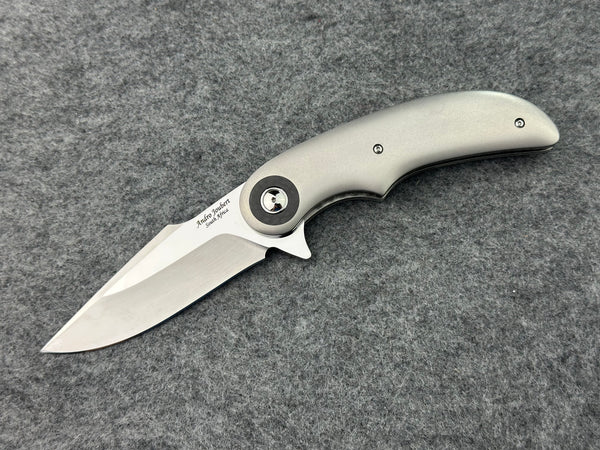 Andro Joubert AJF1 Titanium Vapor Blasted Linerlock
