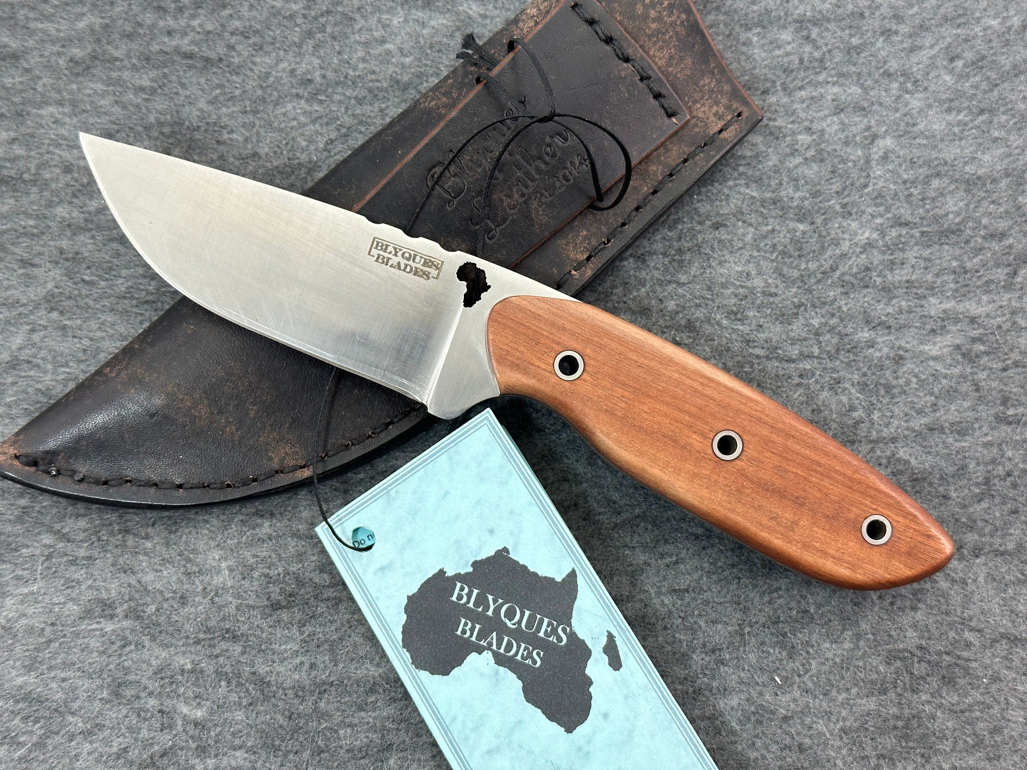 Blyques Fixed Blade - African Teak