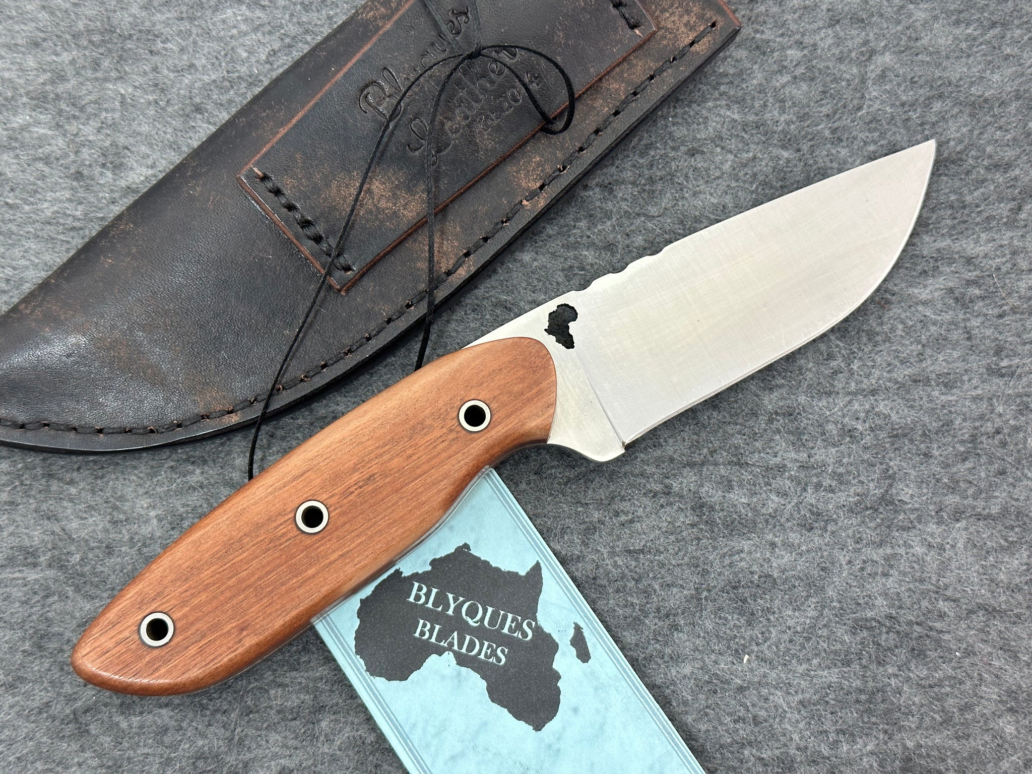 Blyques Fixed Blade - African Teak