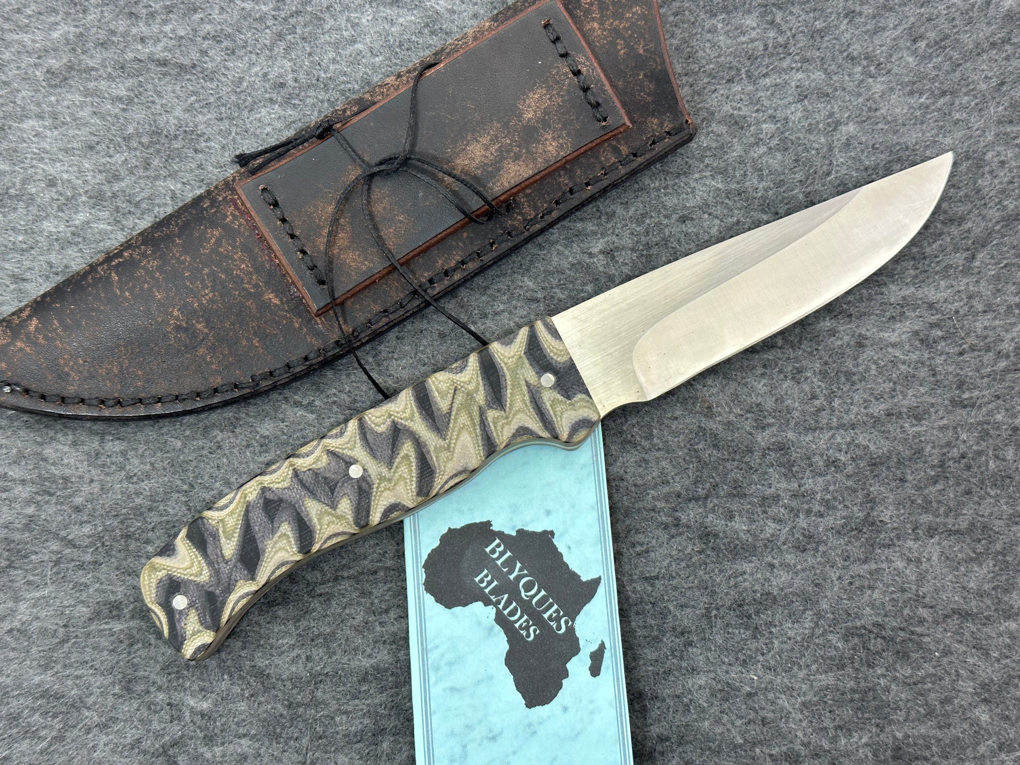 Blyques Fixed Blade - Sculpted G10