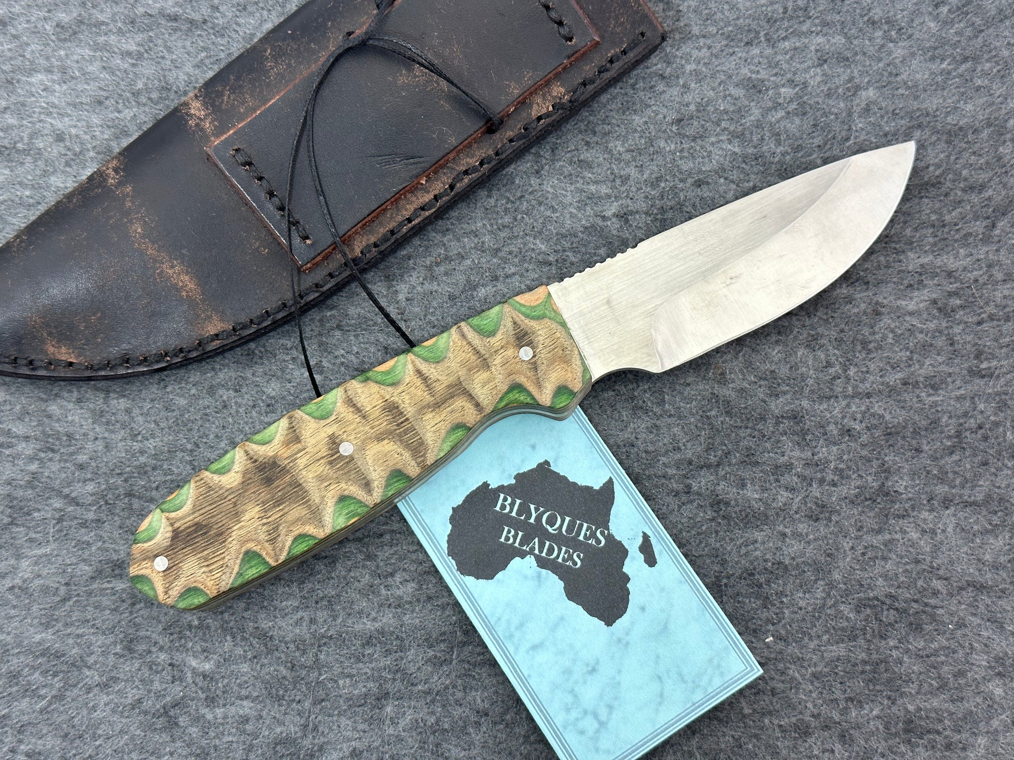 Blyques Fixed Blade - Diamondwood