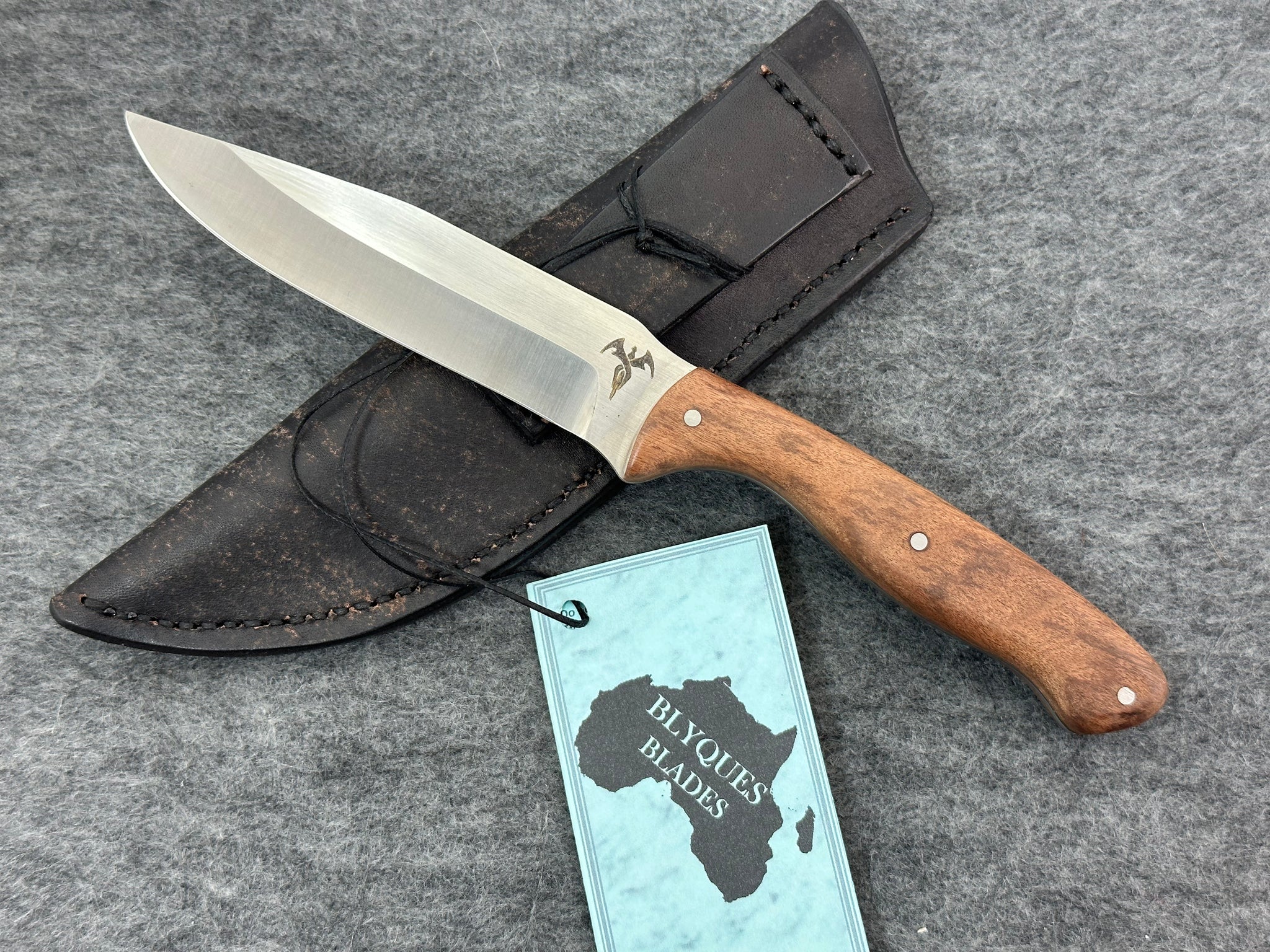 Blyques Fixed Blade - African Teak Wood