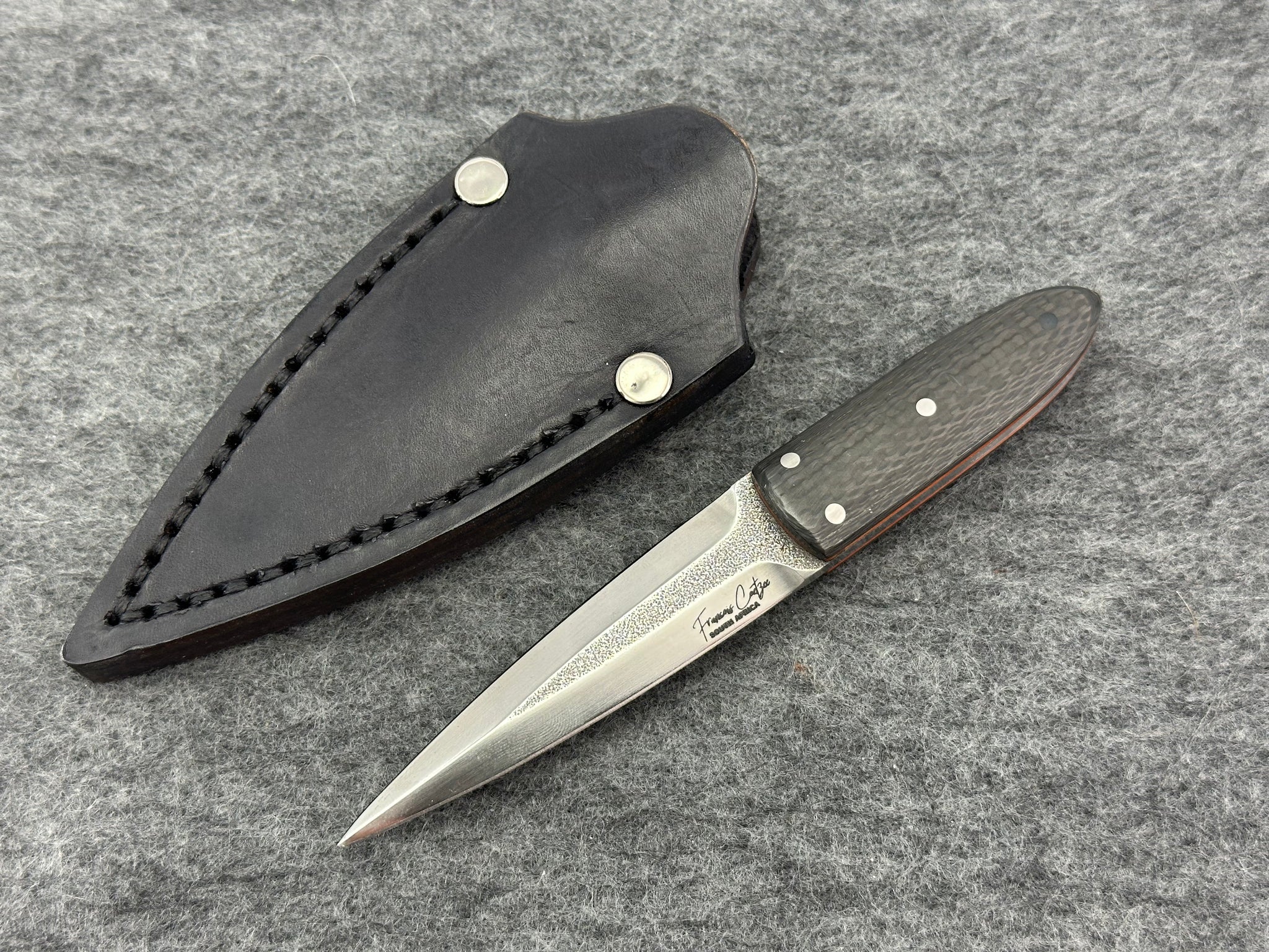 Francois Coetzee Custom Mini Pocket Dagger Carbon Fiber