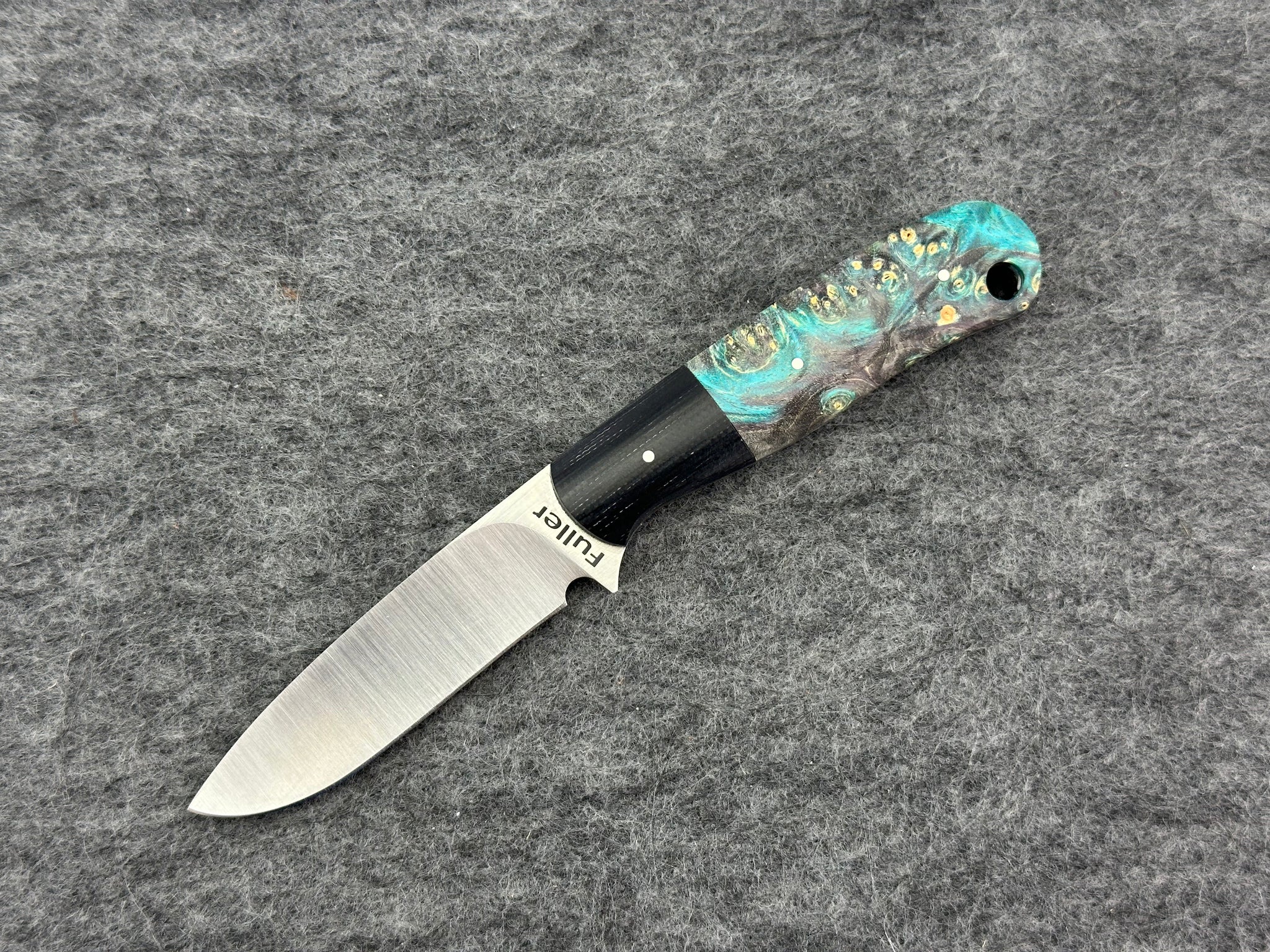 CW Fuller - Pocket Pal Drop Point w/ Maple Burl/G10