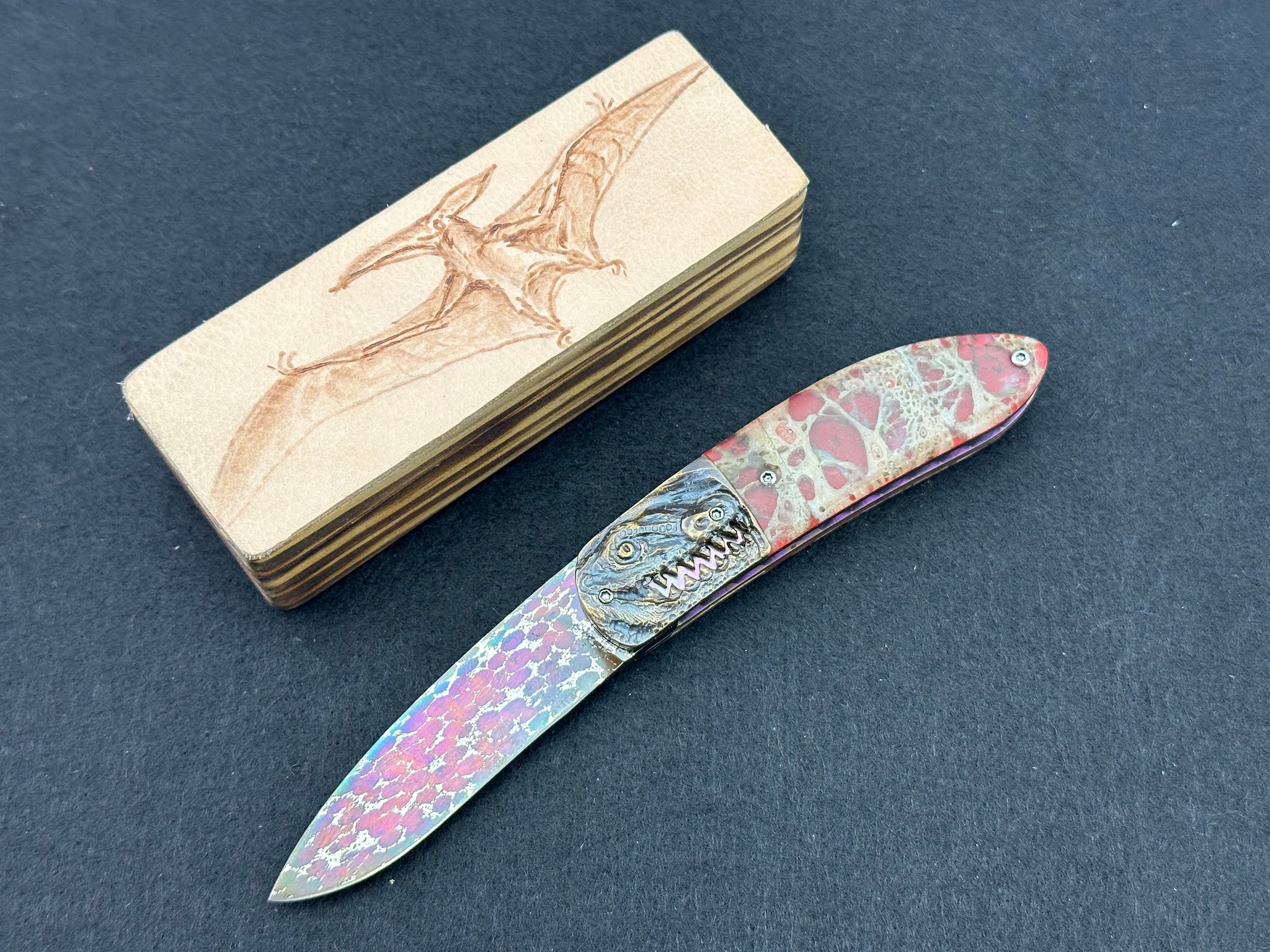 Theuns Prinsloo “Dinosaur” Pocket Folder Top Flipper