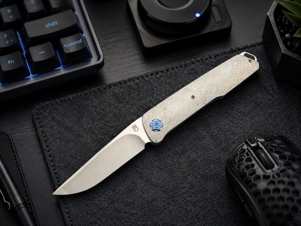 Francois Massyn - Front Flipper Crystalized Ti Handle