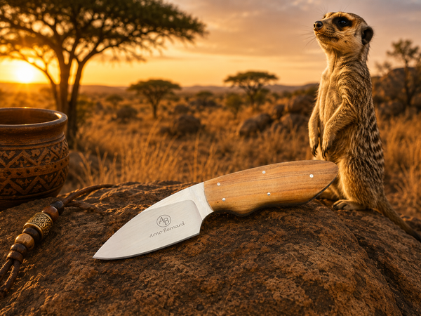 Arno Bernard - Meerkat w/ Wild Olive Handle - 5215