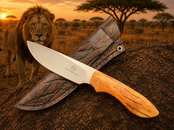 Arno Bernard - Lion Model w/ Giraffe Bone Handle - 2302