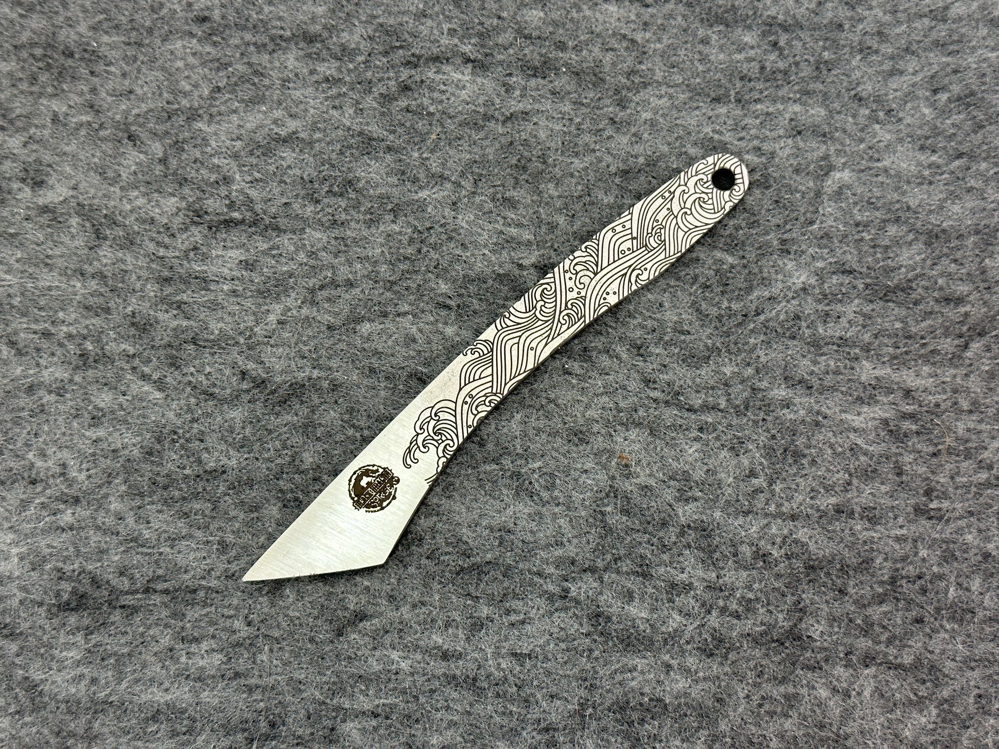 Black Dragon Forge Kiridashi - Laser Etched